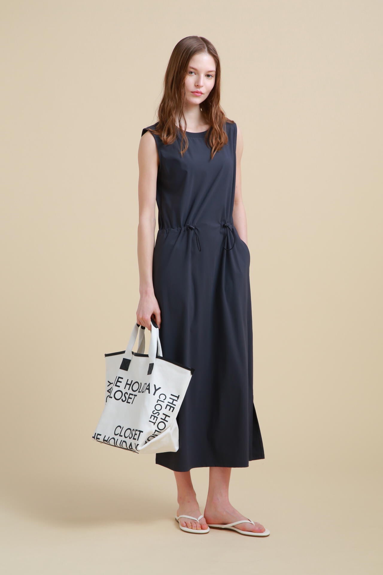 [THE HOLIDAY CLOSET]ドロストワンピース