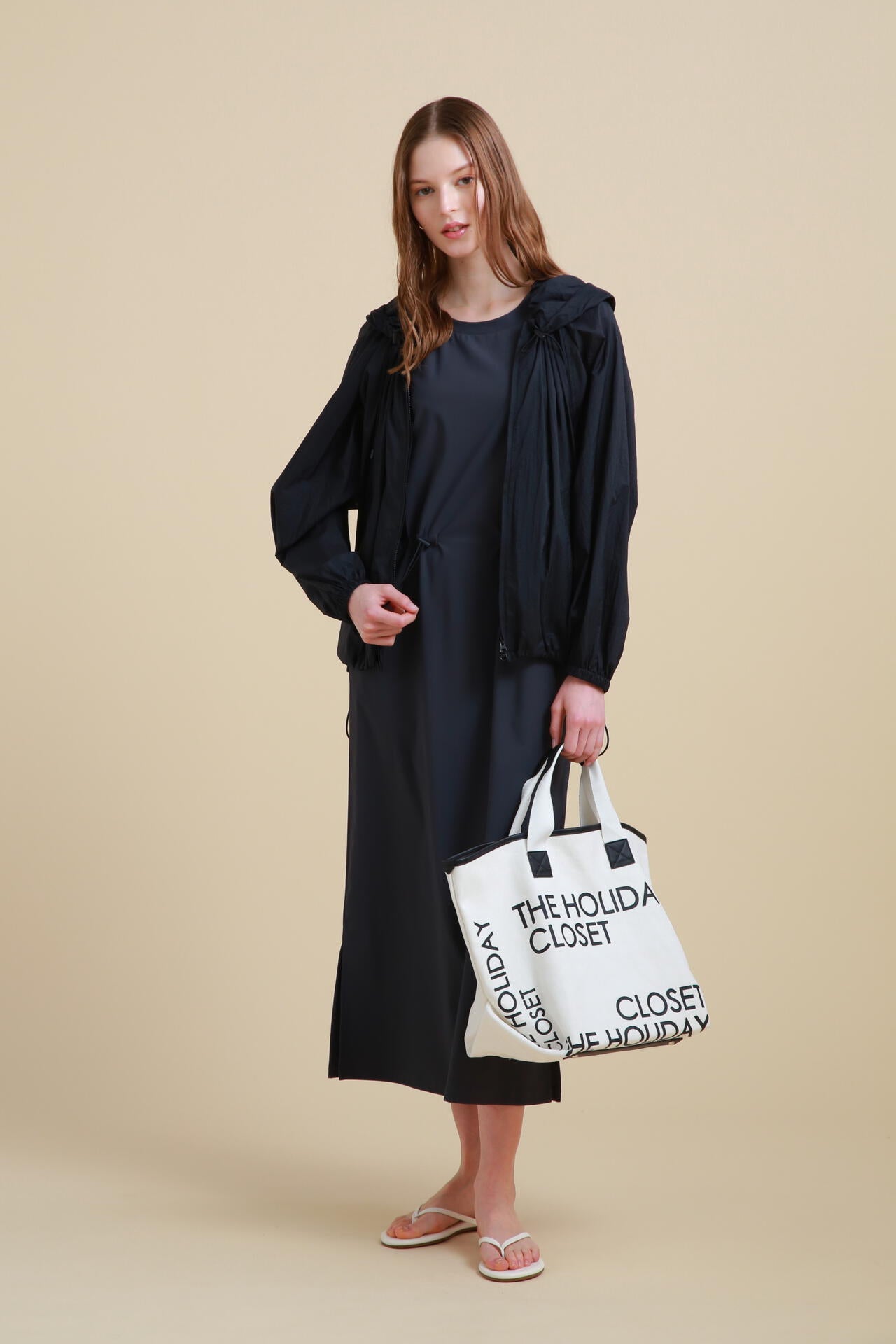 [THE HOLIDAY CLOSET]ドロストワンピース
