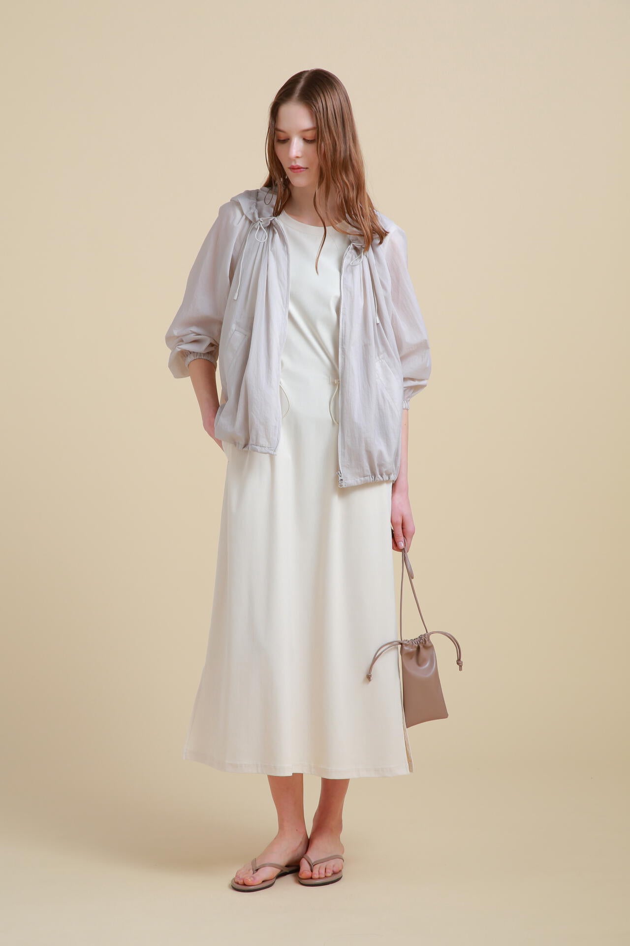 [THE HOLIDAY CLOSET]ドロストワンピース
