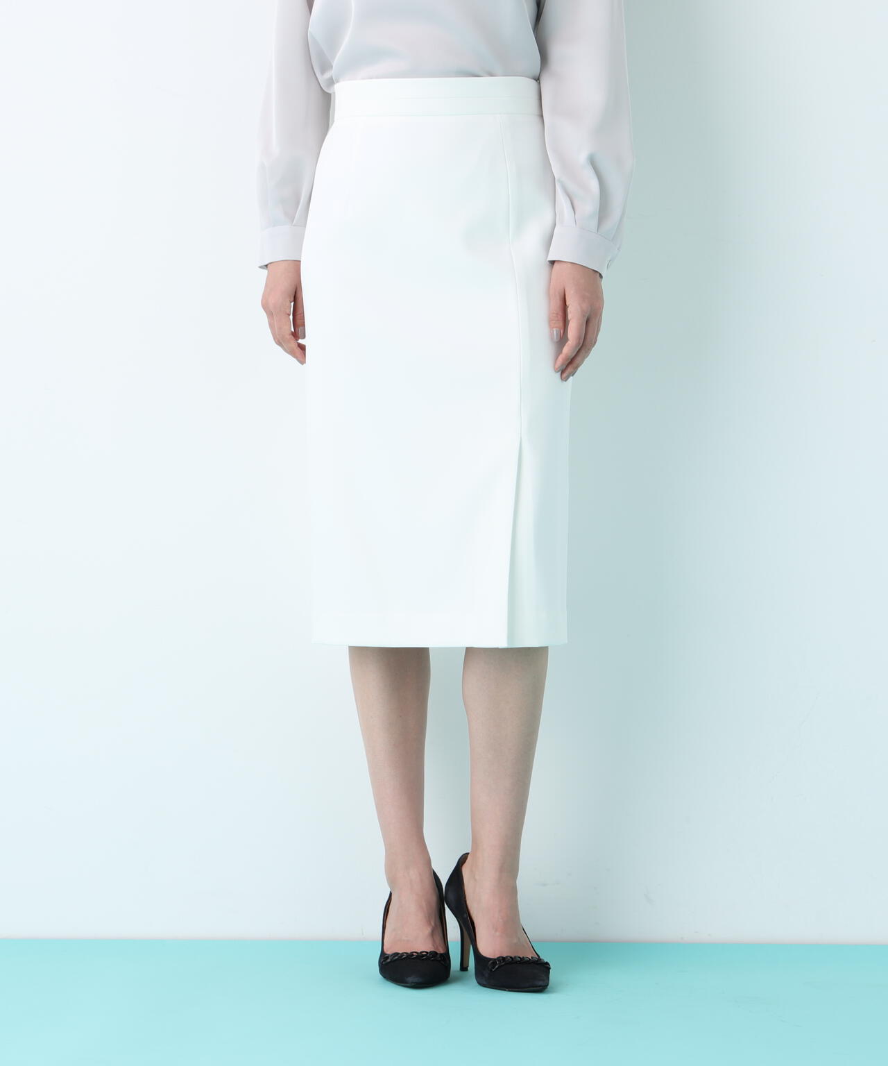 トリアセツイルサイドベンツタイトスカート