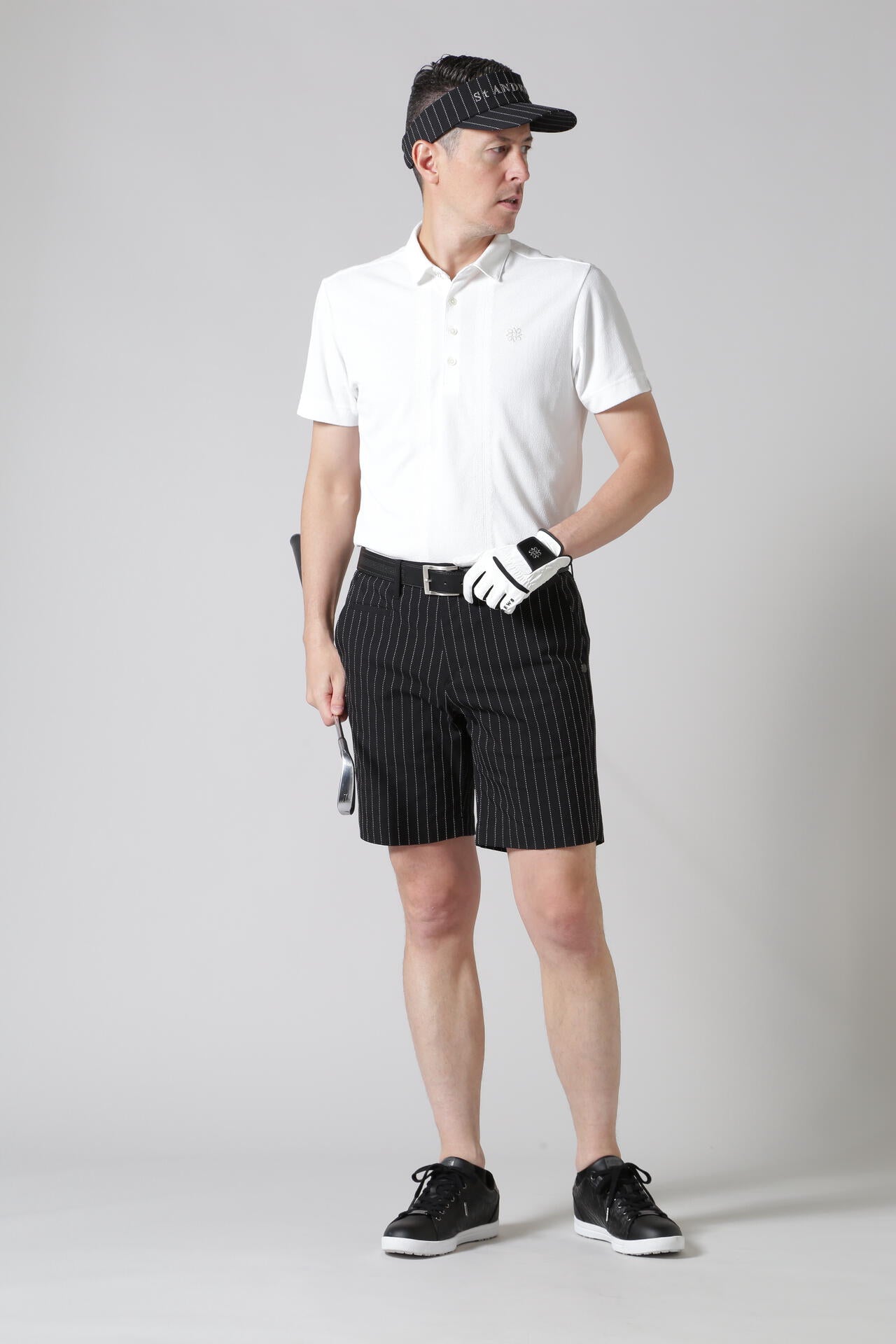 ステッチストライプショートパンツ (MENS)