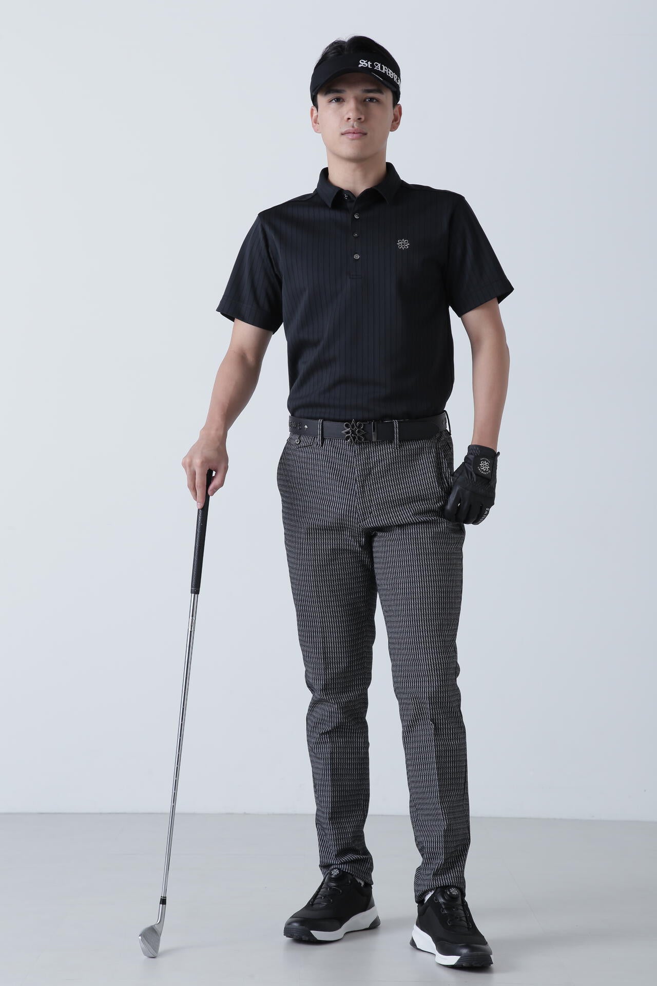 ストライプウェーブストレッチパンツ (MENS)