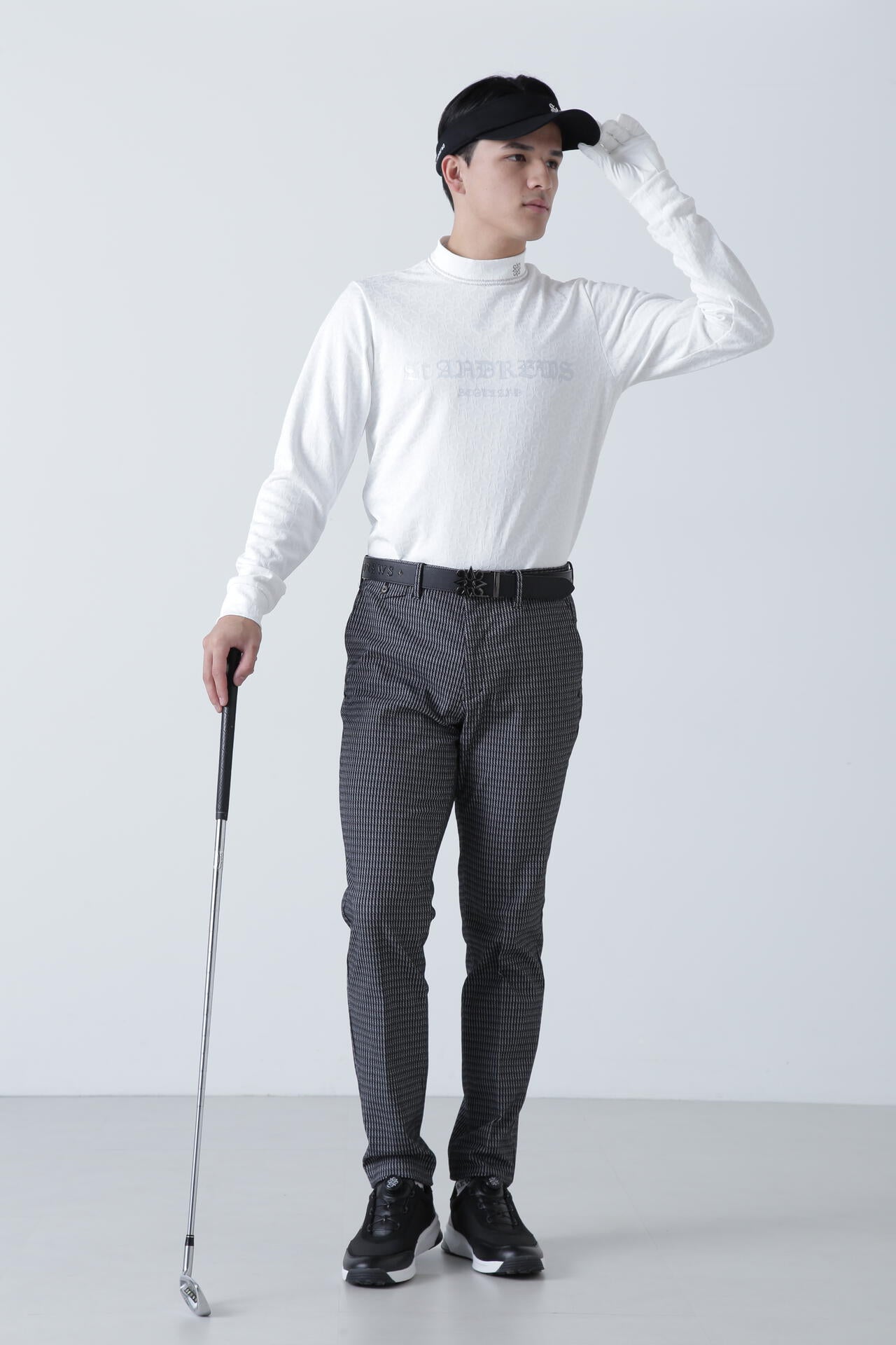 ストライプウェーブストレッチパンツ (MENS)