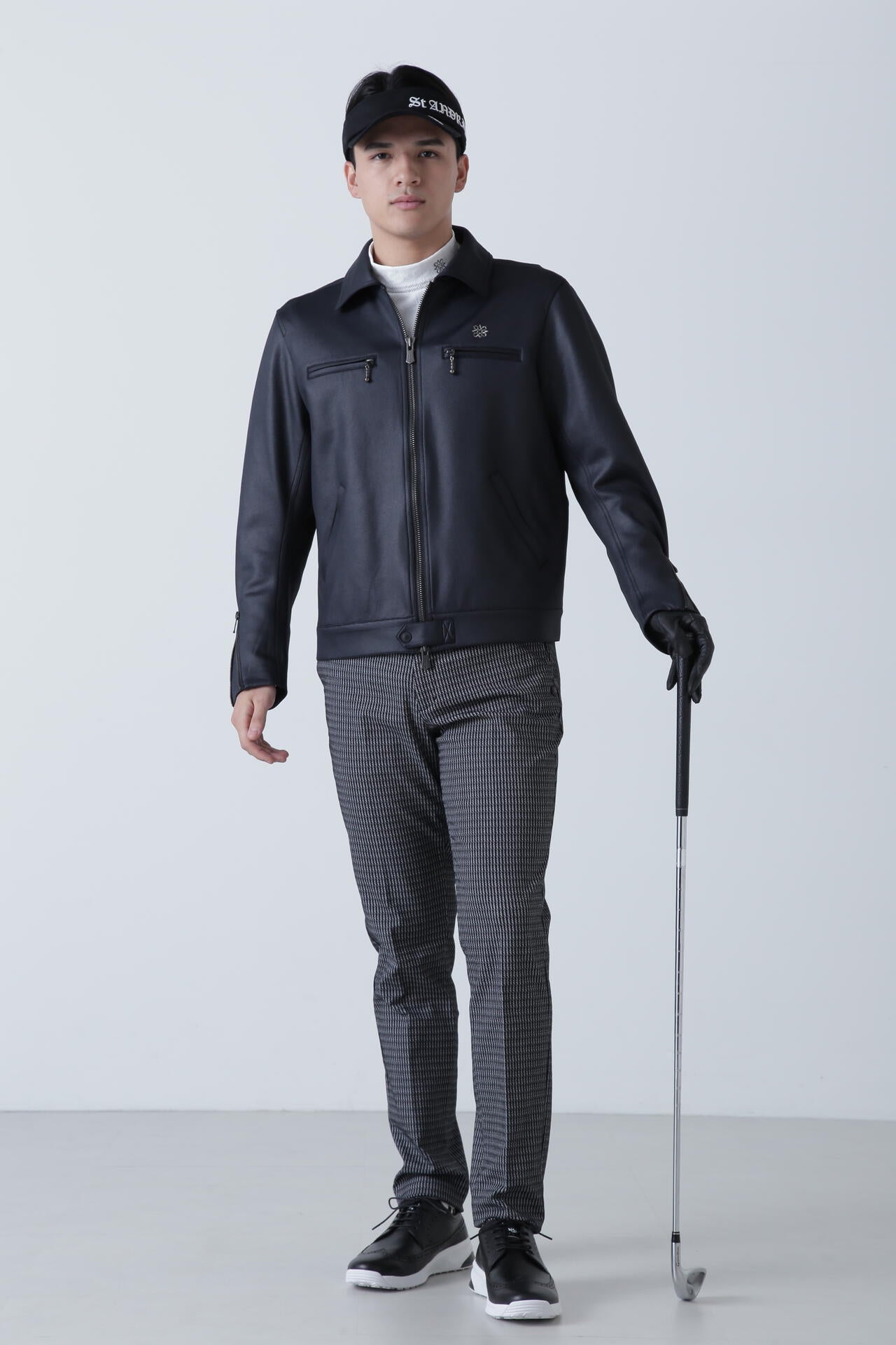 ストライプウェーブストレッチパンツ (MENS)