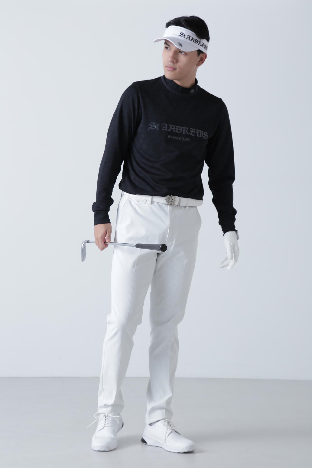 ストライプウェーブストレッチパンツ (MENS)