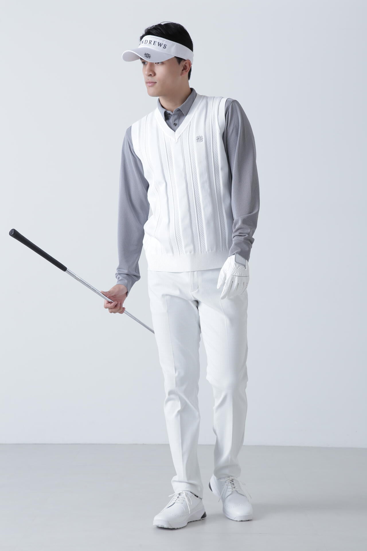 ストライプウェーブストレッチパンツ (MENS)