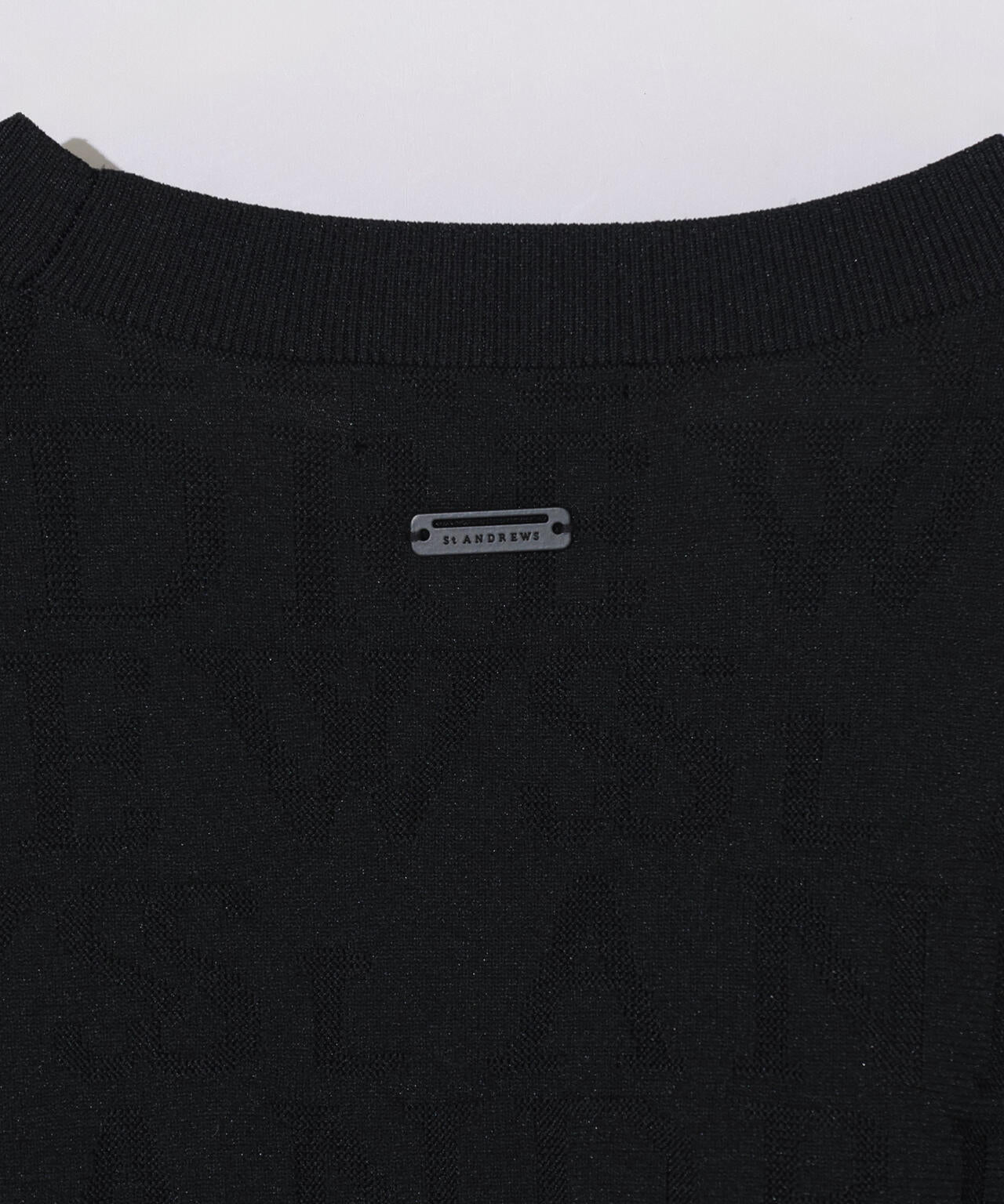 【オンライン限定SALE】ダブルロゴジャガードクルーネックニットプルオーバー (MENS)