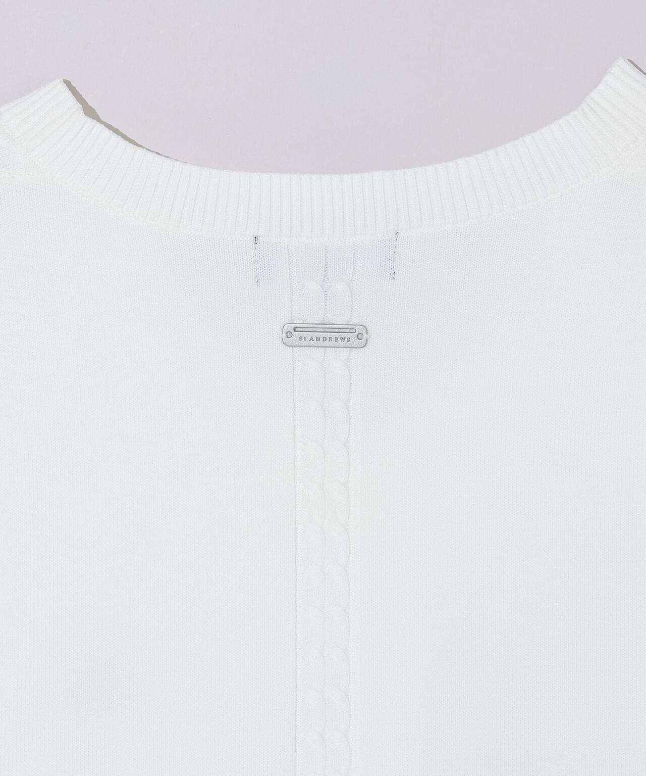 【オンライン限定SALE】9GケーブルVネックニットベルトプルオーバー (MENS)