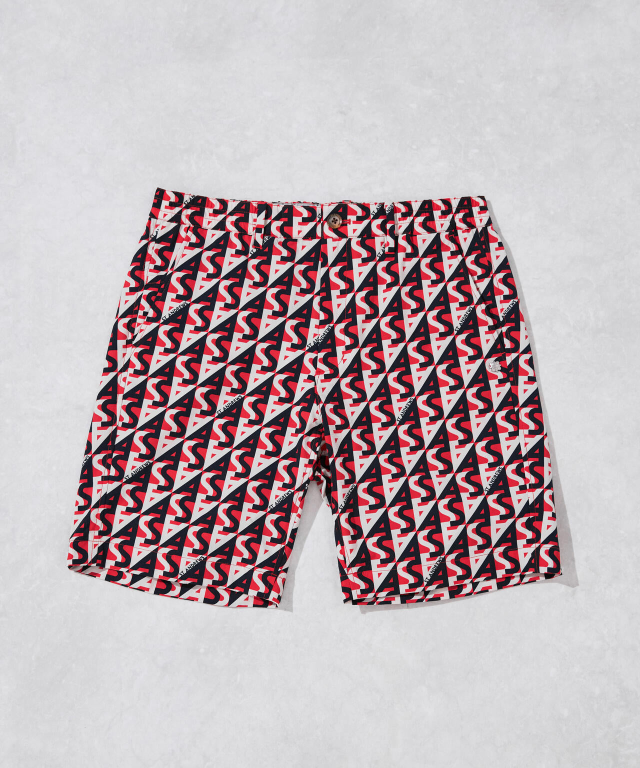 【ストレッチ】SAラインプリントショートパンツ (MENS)