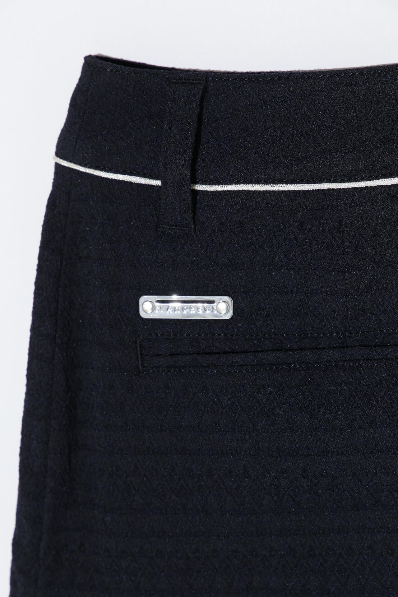 リンクスジャガード ストレッチ プリーツスカート (WOMENS)