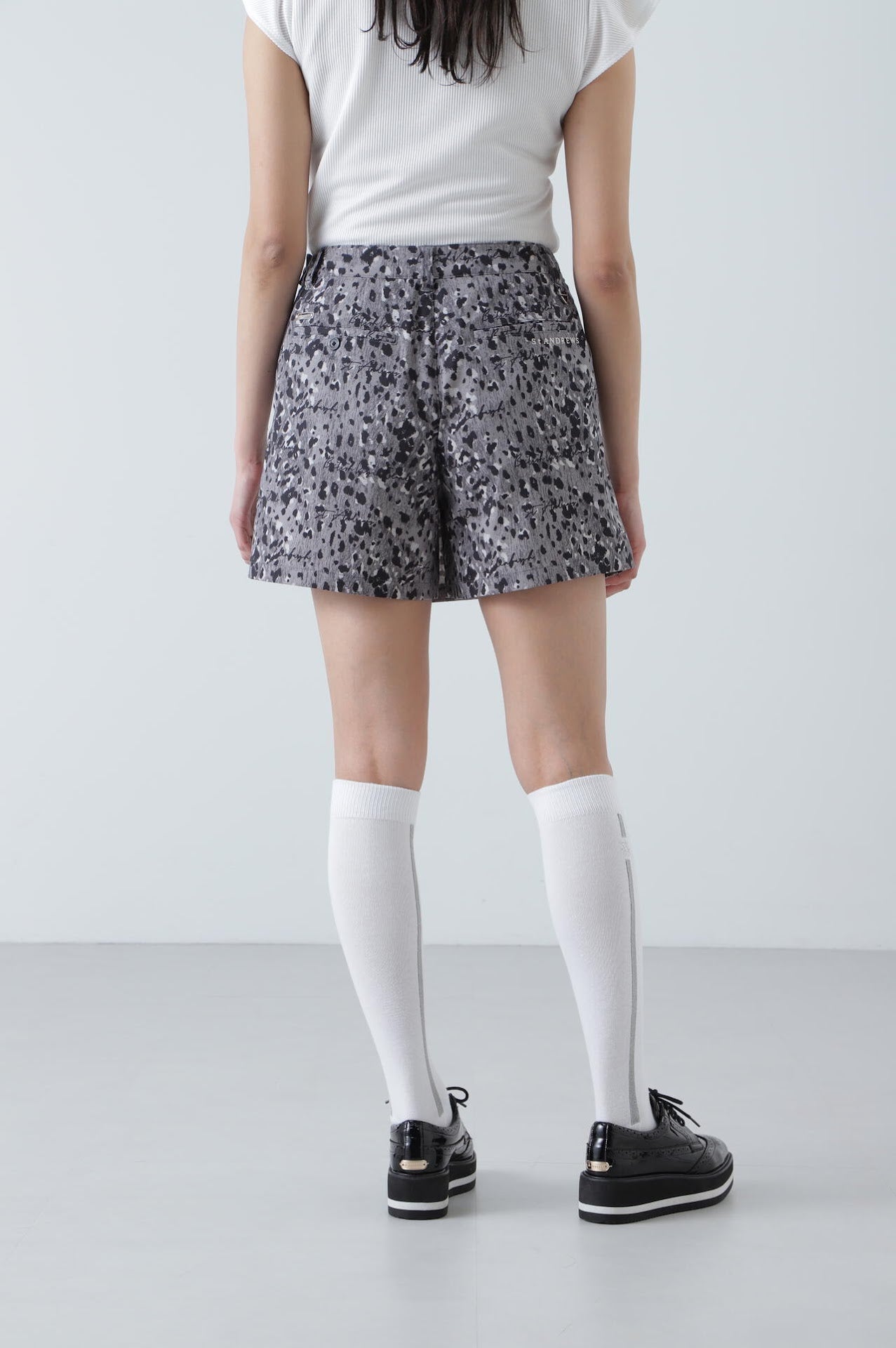 マリンシールプリントキュロットスカート (WOMENS)