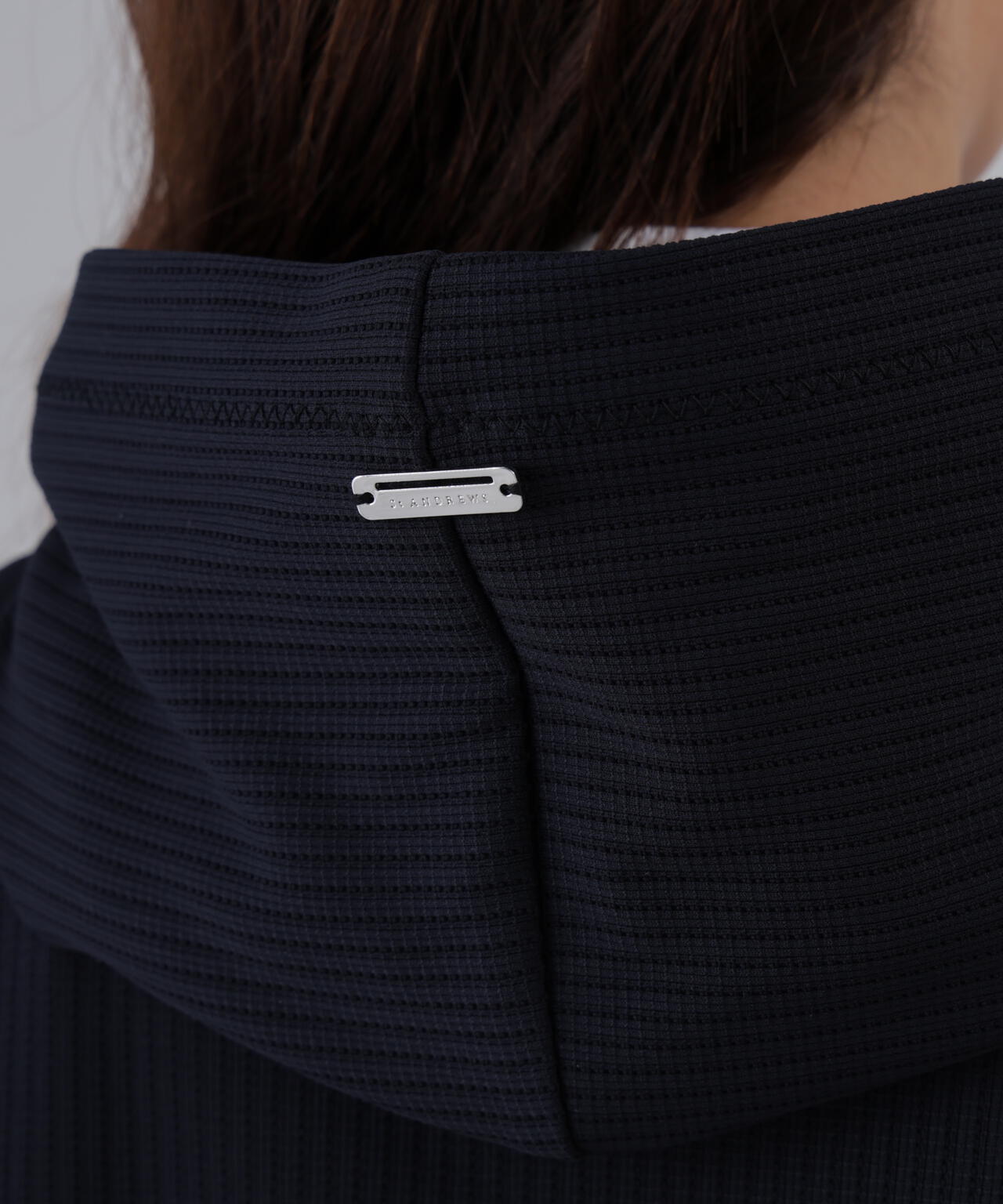 【吸水速乾】【UVカット】ダブル針抜きストライプフーディー (WOMENS)