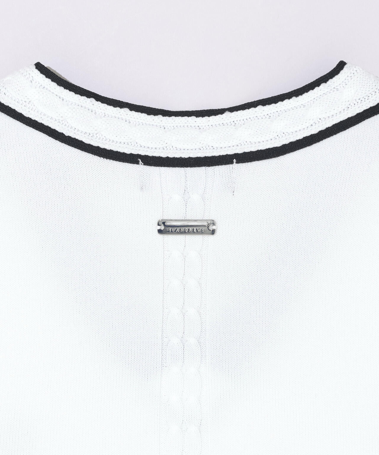 【オンライン限定SALE】12G天竺Vネックニットベスト (WOMENS)