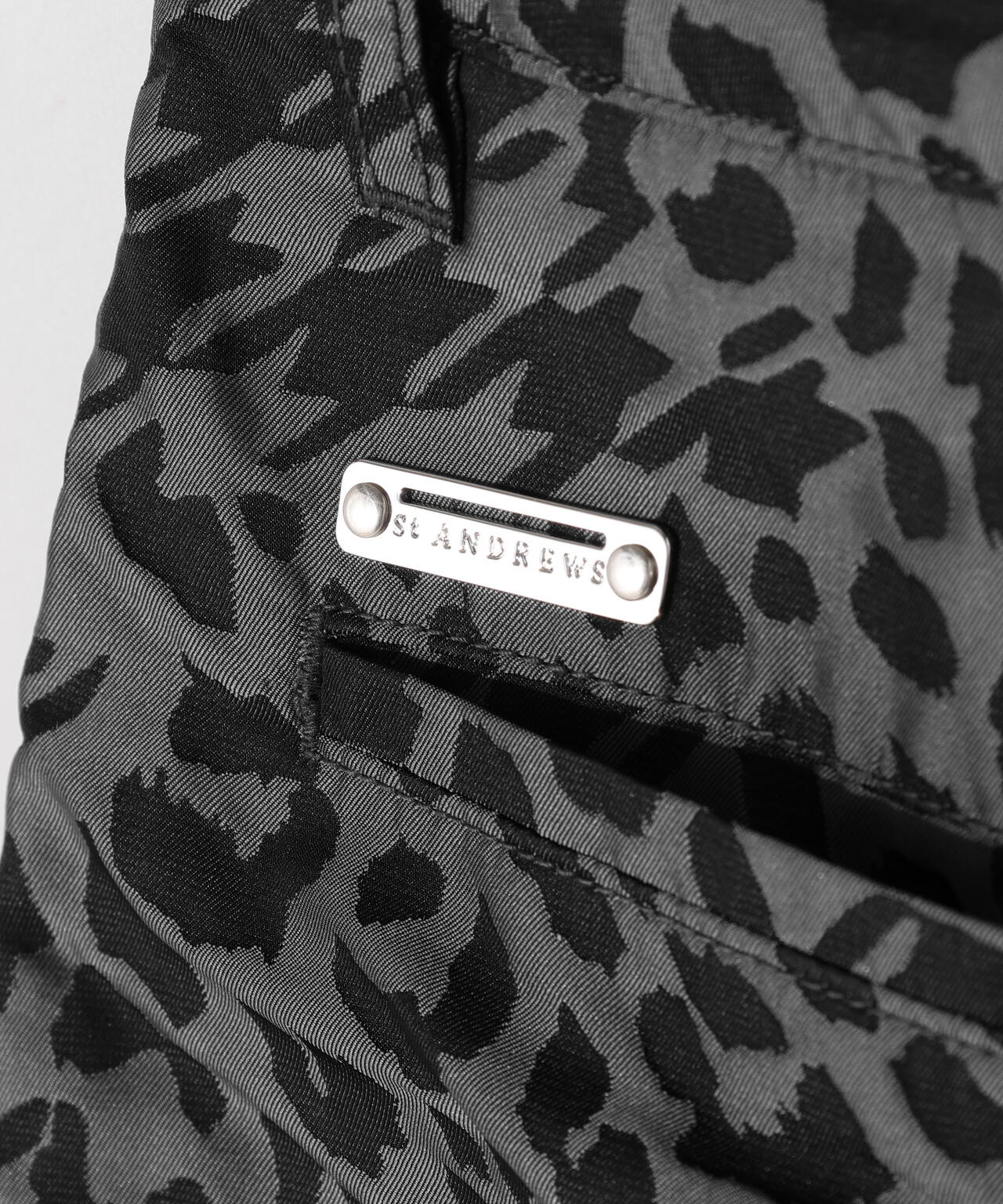 千鳥レオパードジャガードスカート (WOMENS)