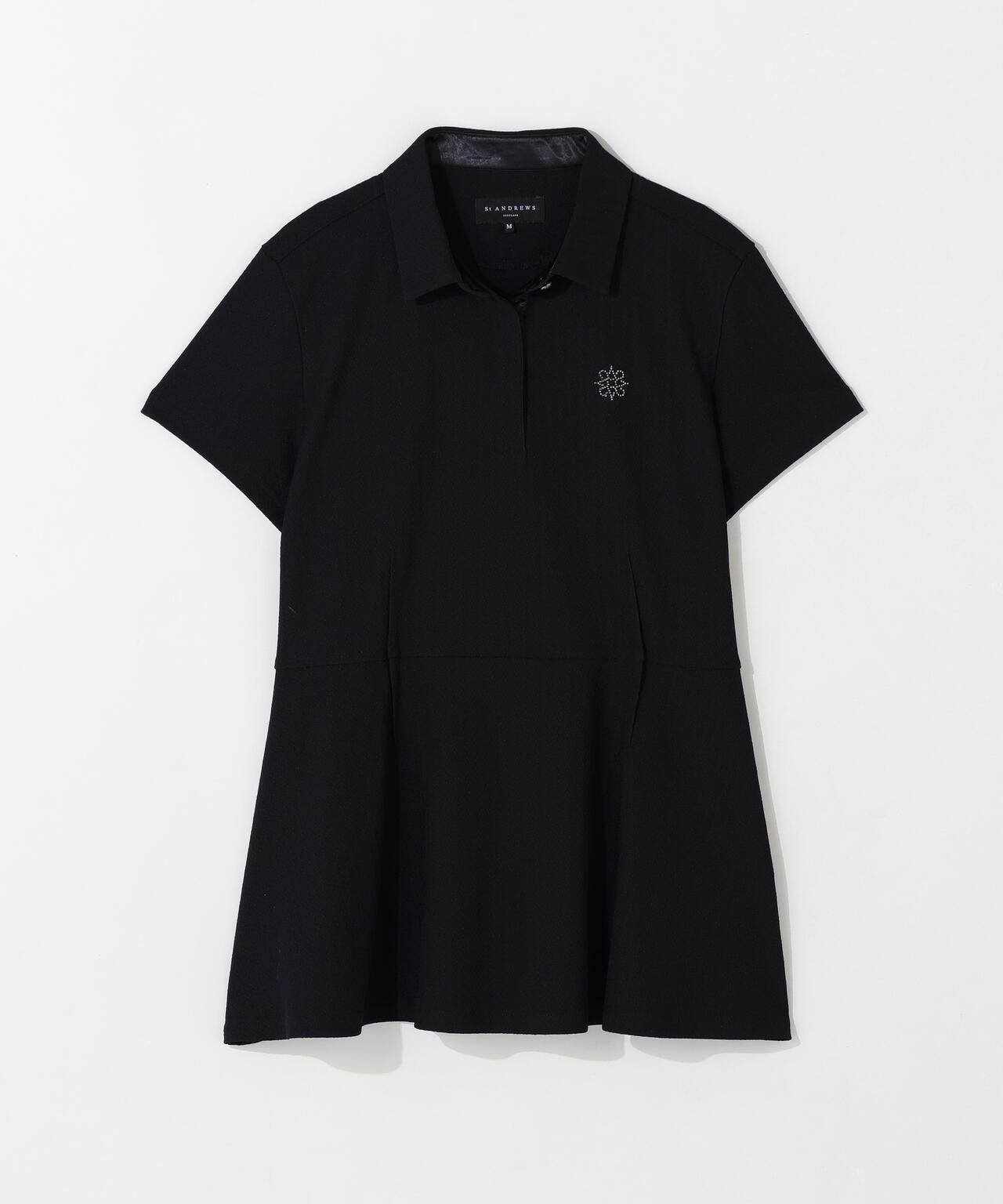 サッカー調ジャガード半袖シャツ (WOMENS)