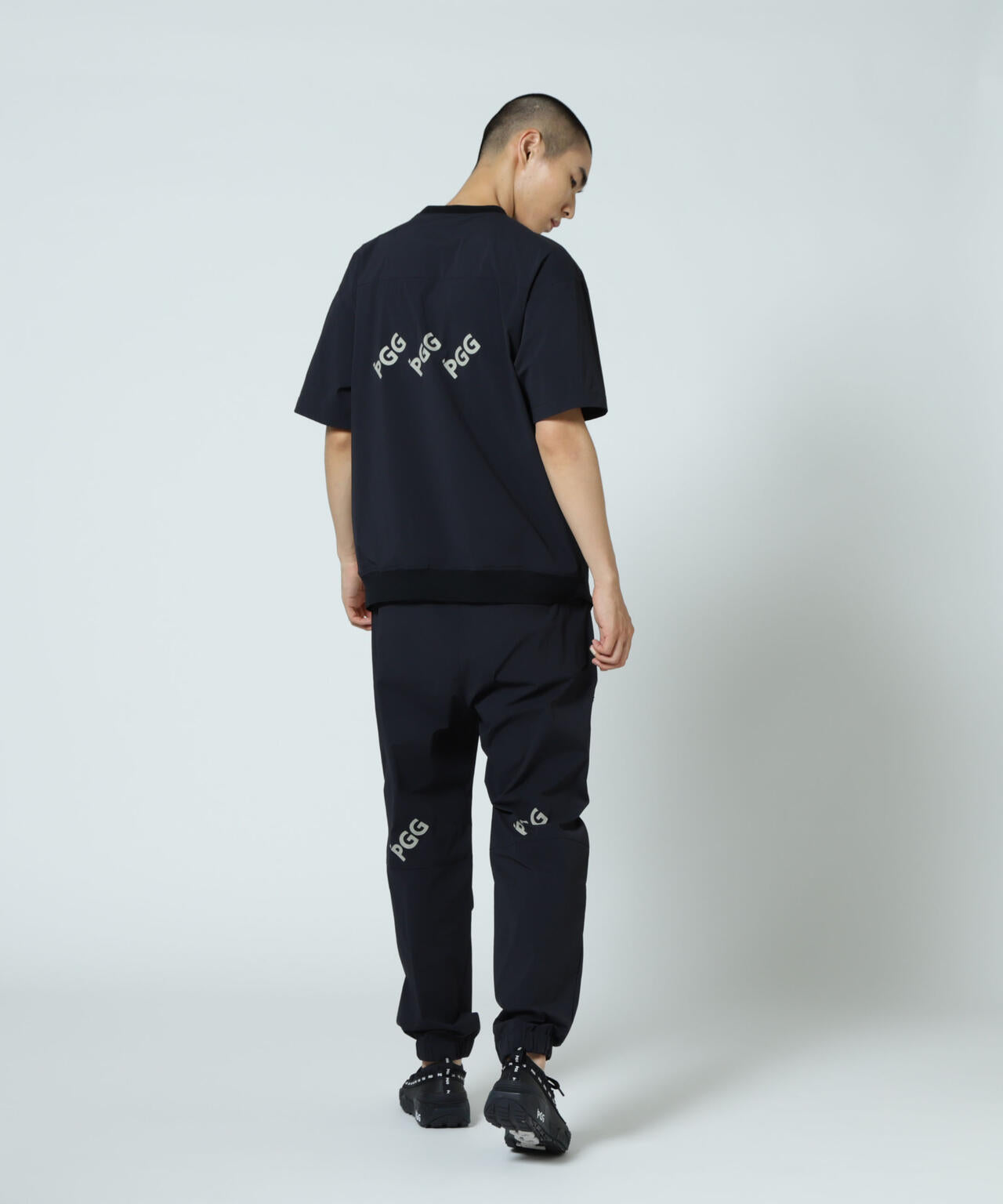 【PGG】【直営店舗&公式オンライン限定】Nyストレッチリップストップ ジョガーパンツ (MENS)