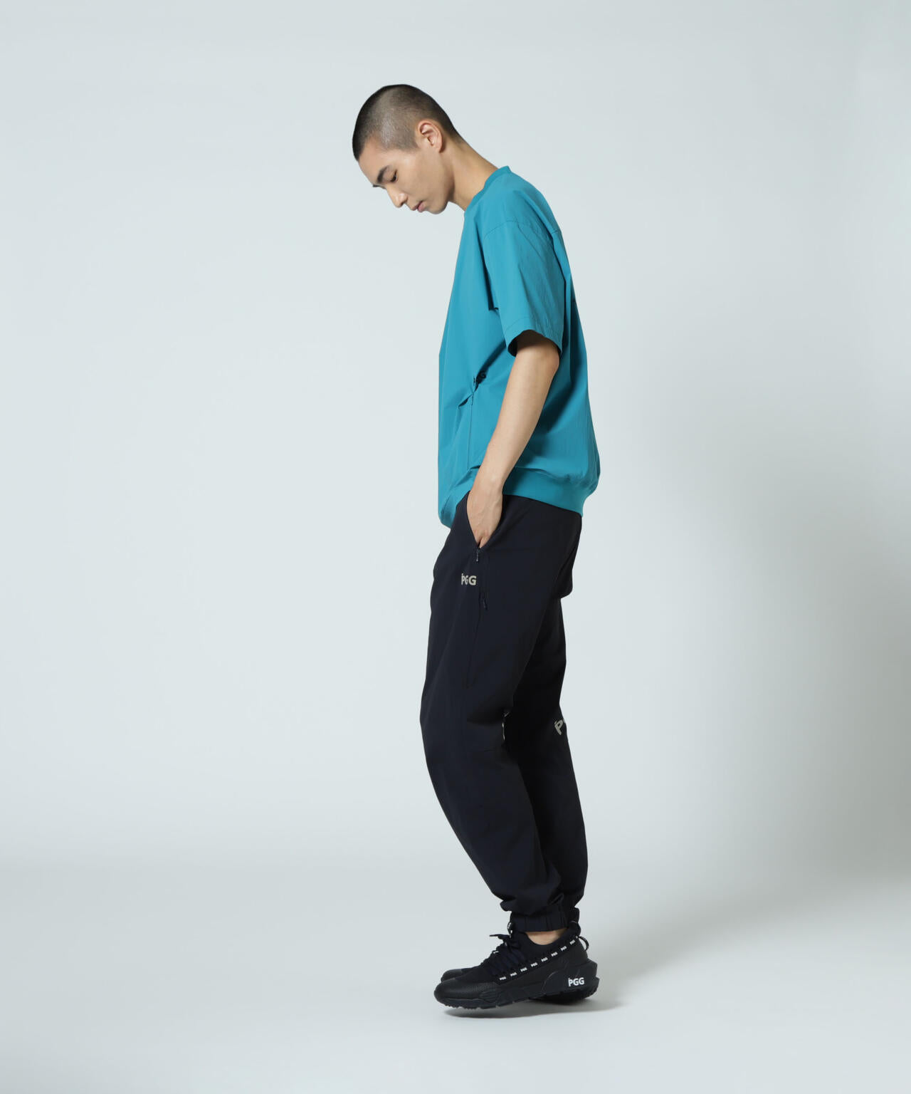 【PGG】【直営店舗&公式オンライン限定】Nyストレッチリップストップ スニードTシャツ (MENS)