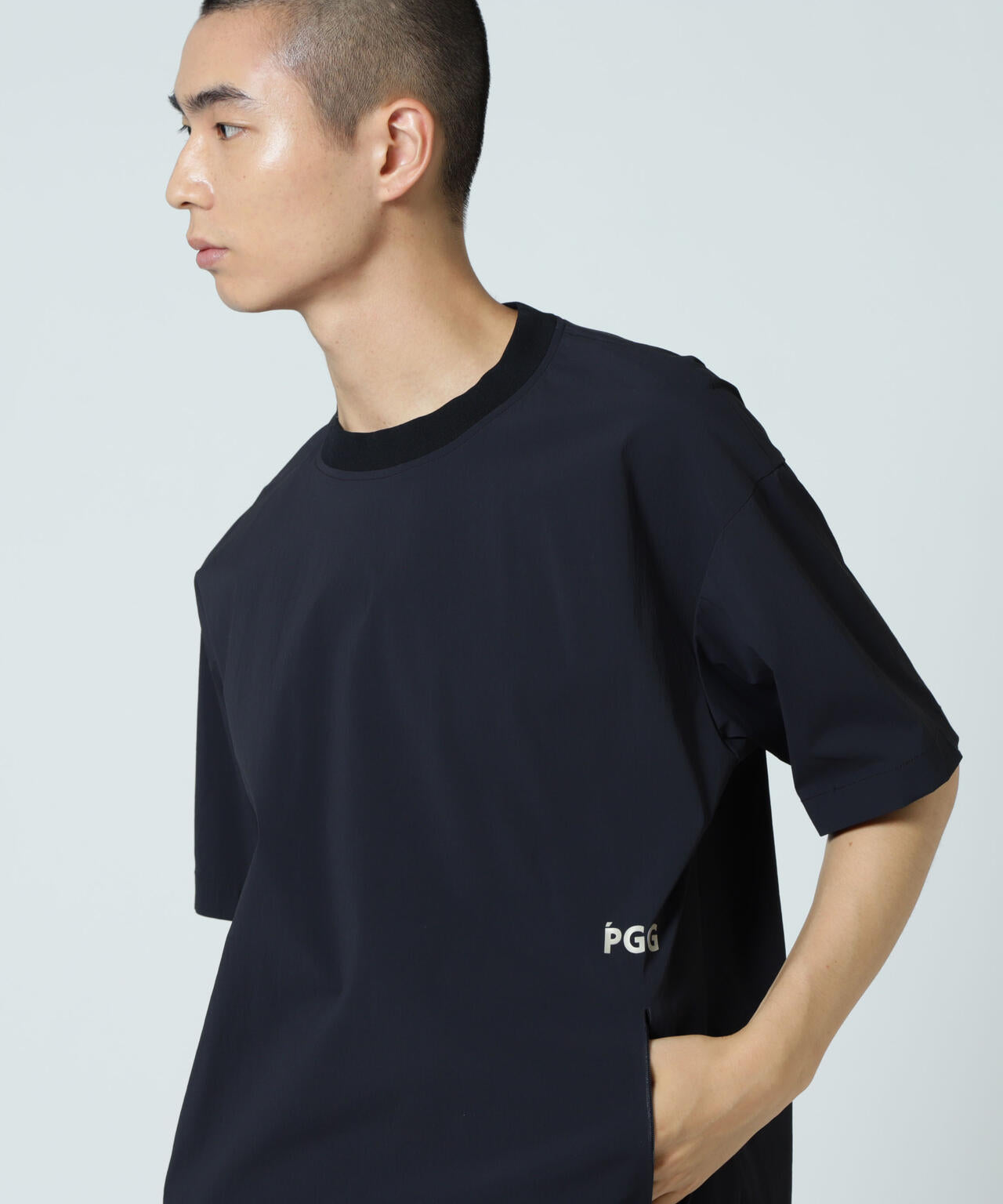 【PGG】【直営店舗&公式オンライン限定】Nyストレッチリップストップ スニードTシャツ (MENS)