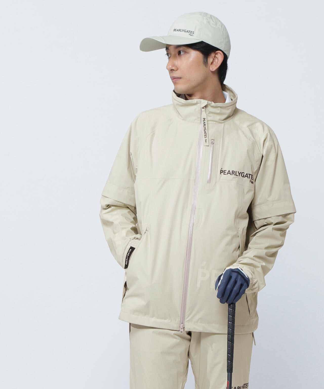 NYストレッチタフタ3Lレインジャケット (MENS)