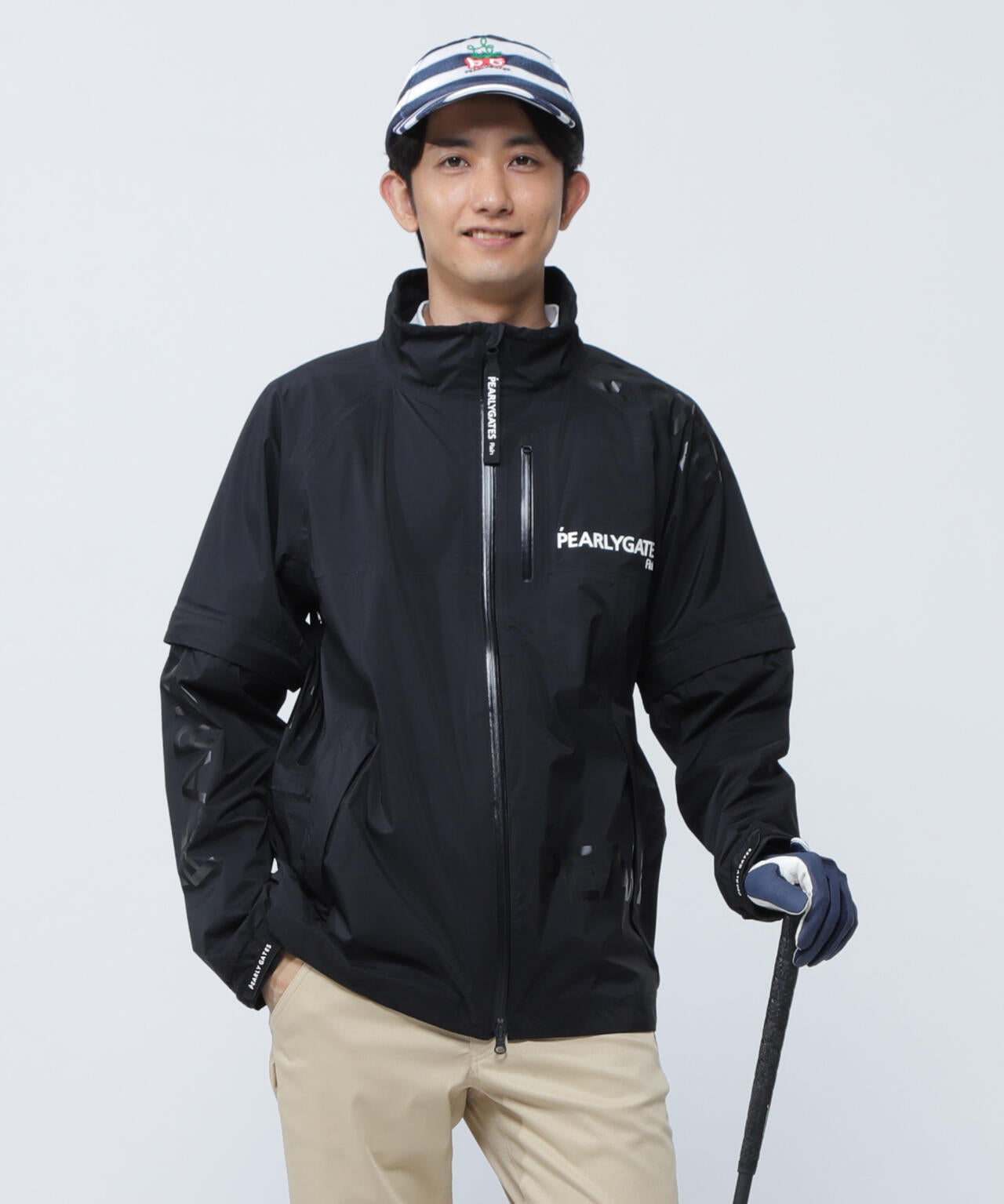 NYストレッチタフタ3Lレインジャケット (MENS)
