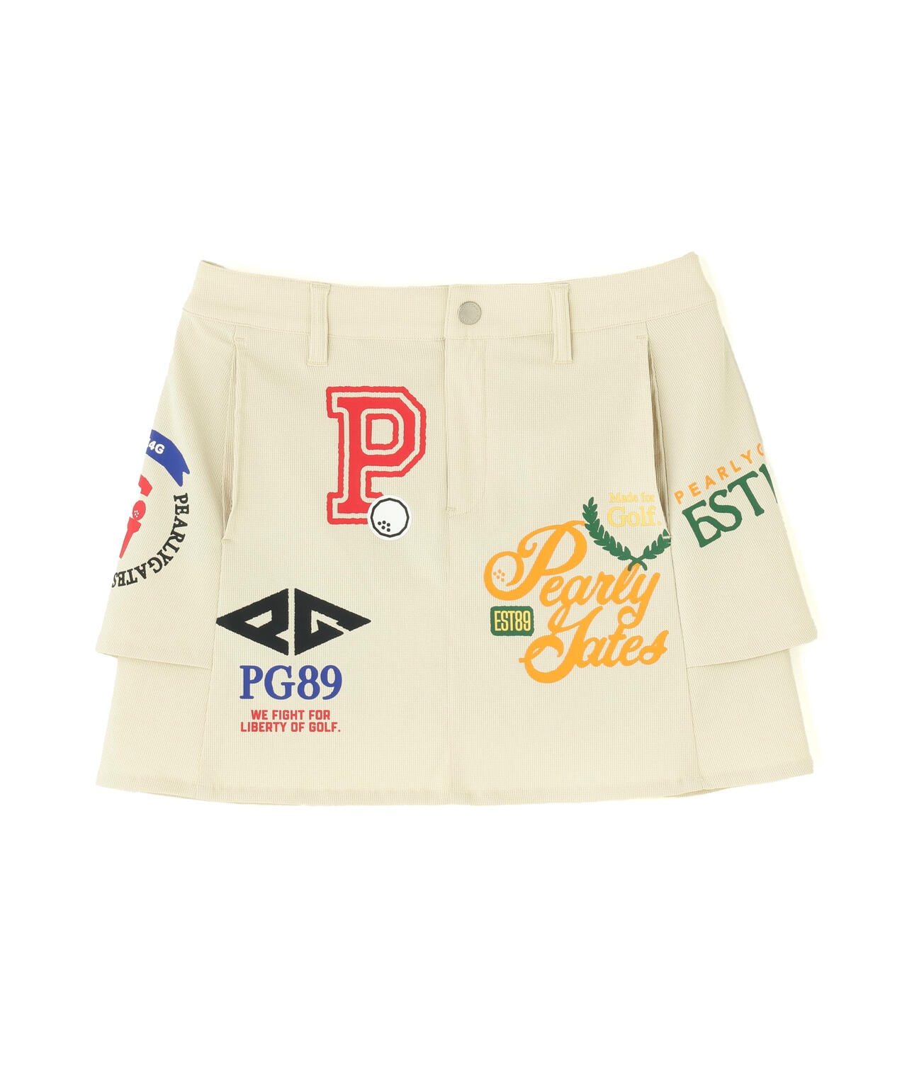 【一部店舗&公式オンライン限定カラー有り】カレッジロゴPeストレッチドビースカート