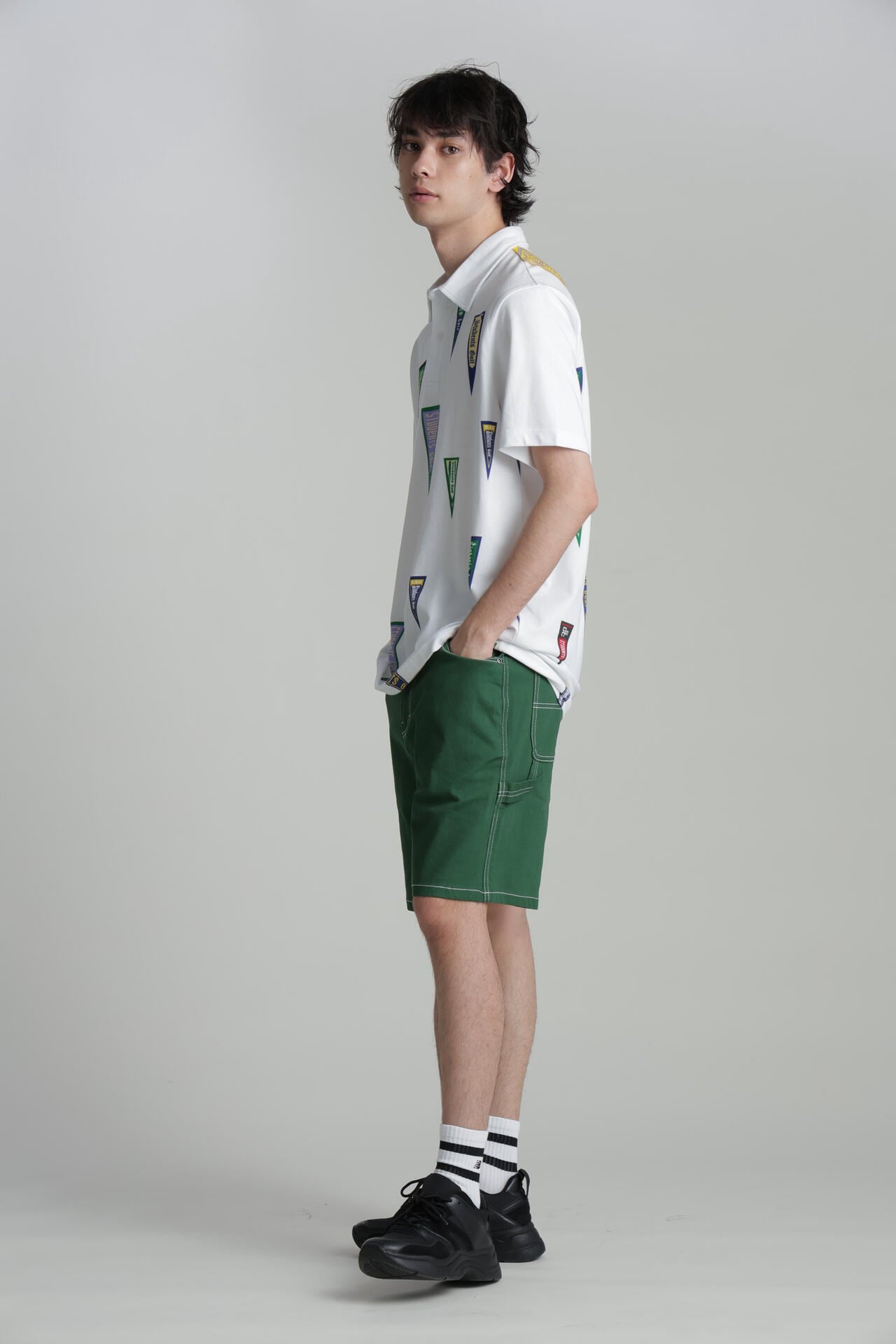 【Students Golf】ハリスピケ 半袖ポロシャツ