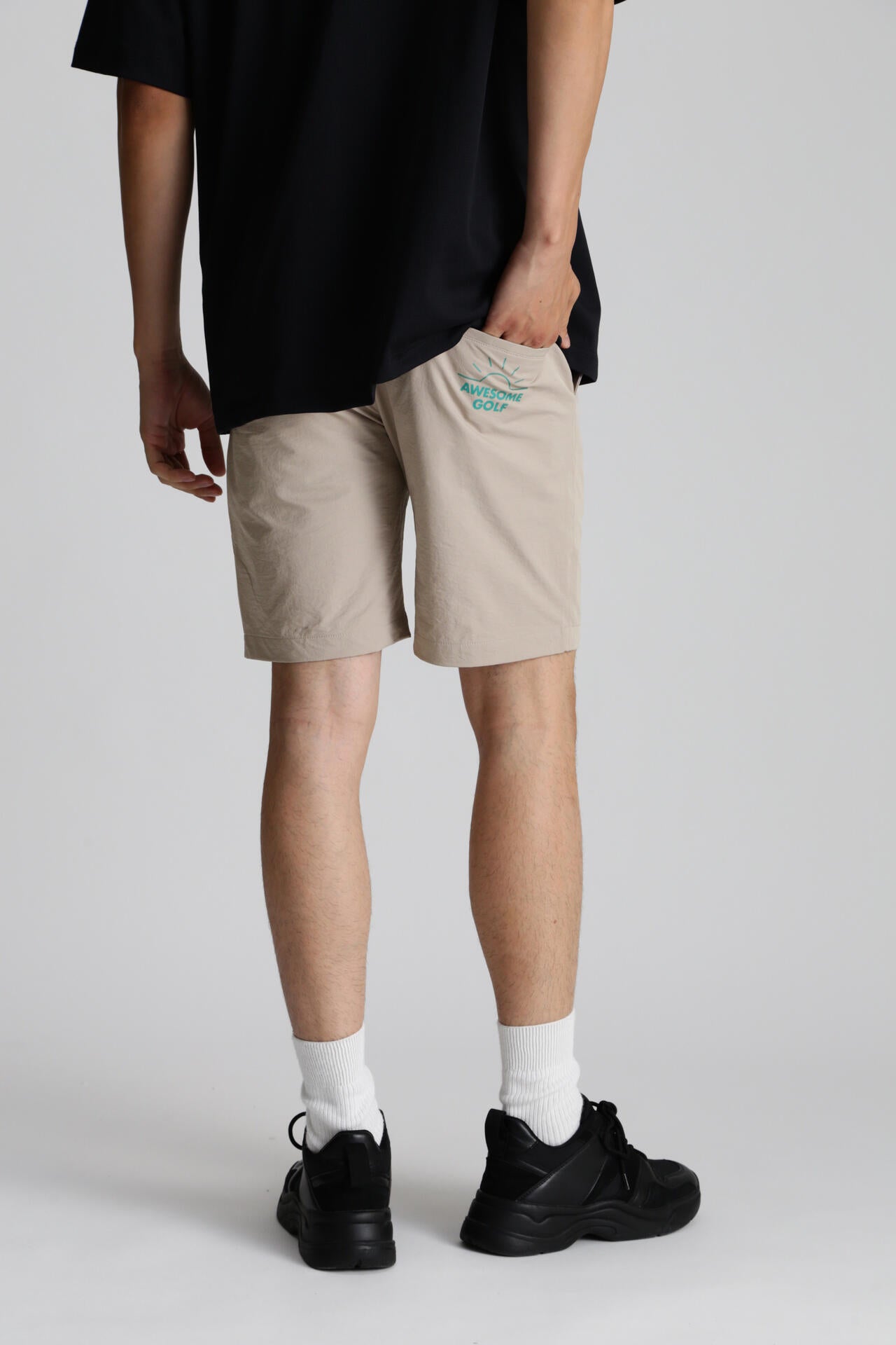 【S＋(エスプラス)】ポリエステル ショートパンツ