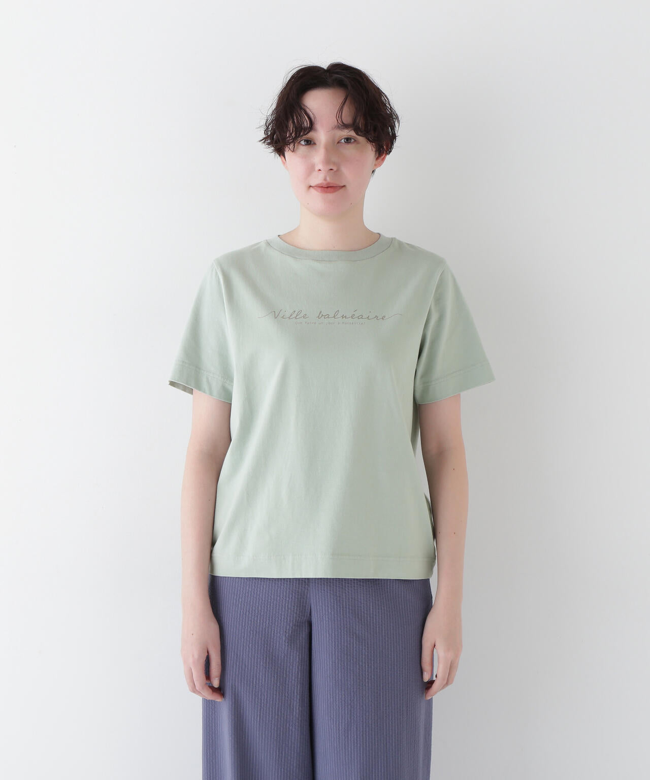 天竺ロゴＴシャツ