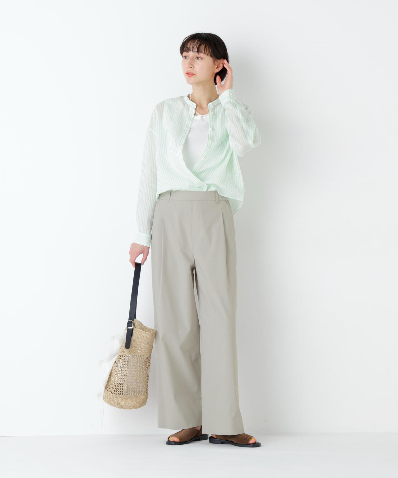 身長168cm　B76 W58 H86 着用サイズ：M