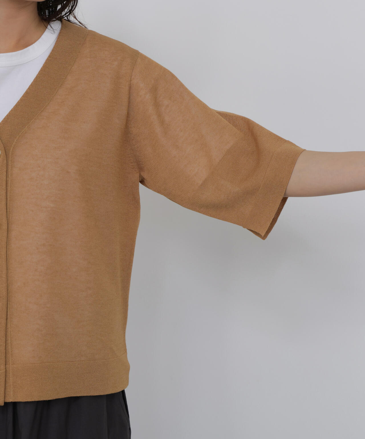 165cm/B:77cm/W:57cm/H:79cm 着用サイズ：M