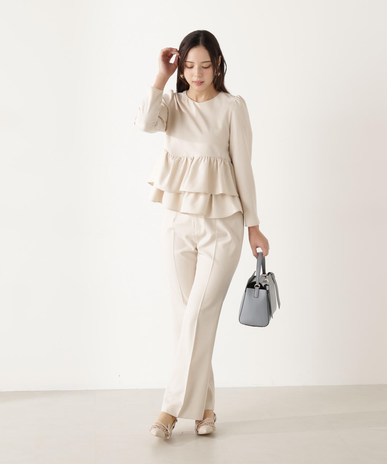 ＜ウォッシャブル＞美脚パンツ