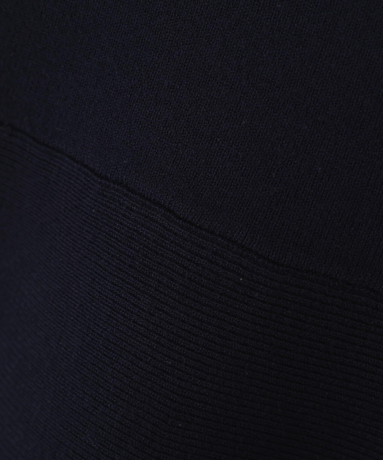 ＜ウォッシャブル/UV＞ペプラムベーシックニット【ブルー：official site・ZOZOTOWN・一部店舗限定】