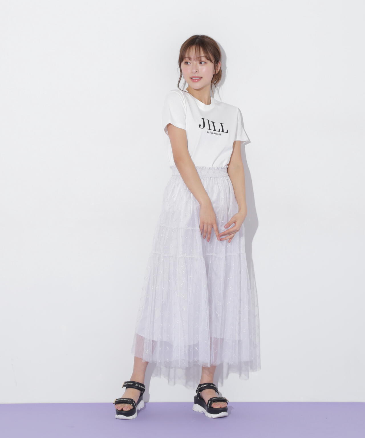 刺繍ロゴTシャツオーガニックコットン
