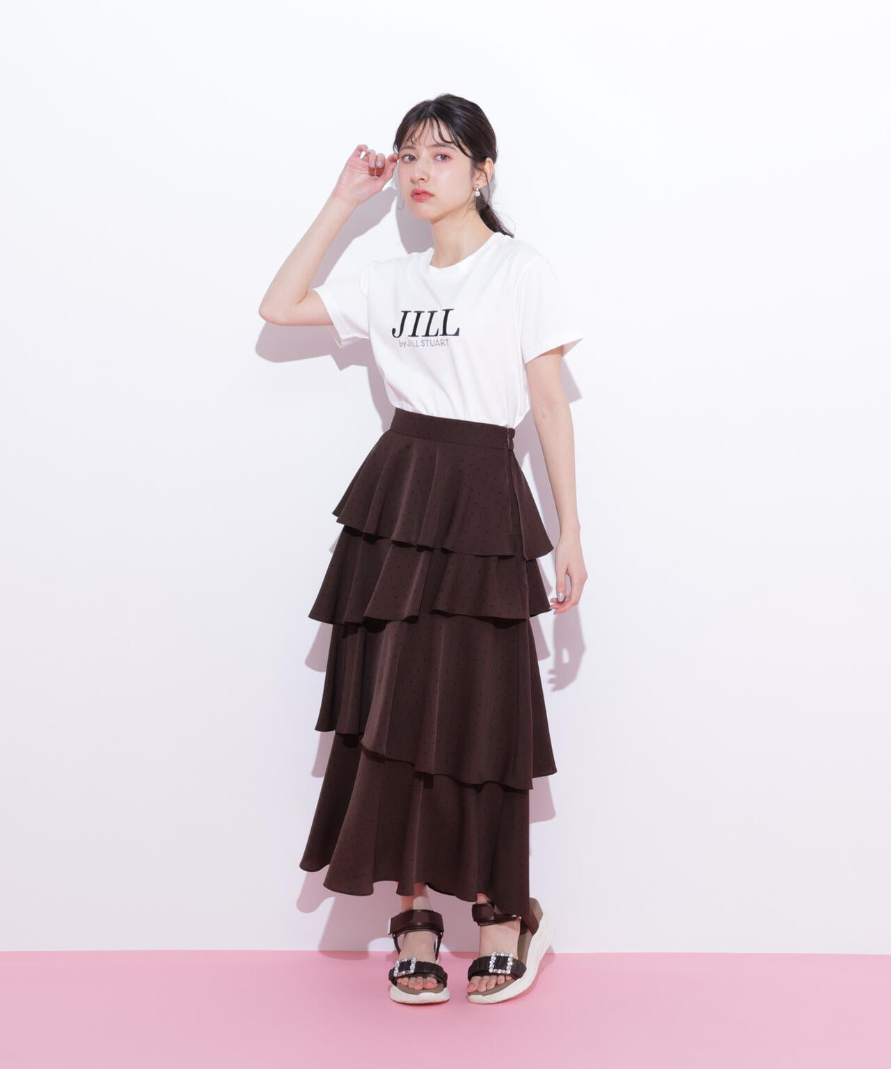 オーガニックコットン刺繍＆ホットフィットロゴTシャツ