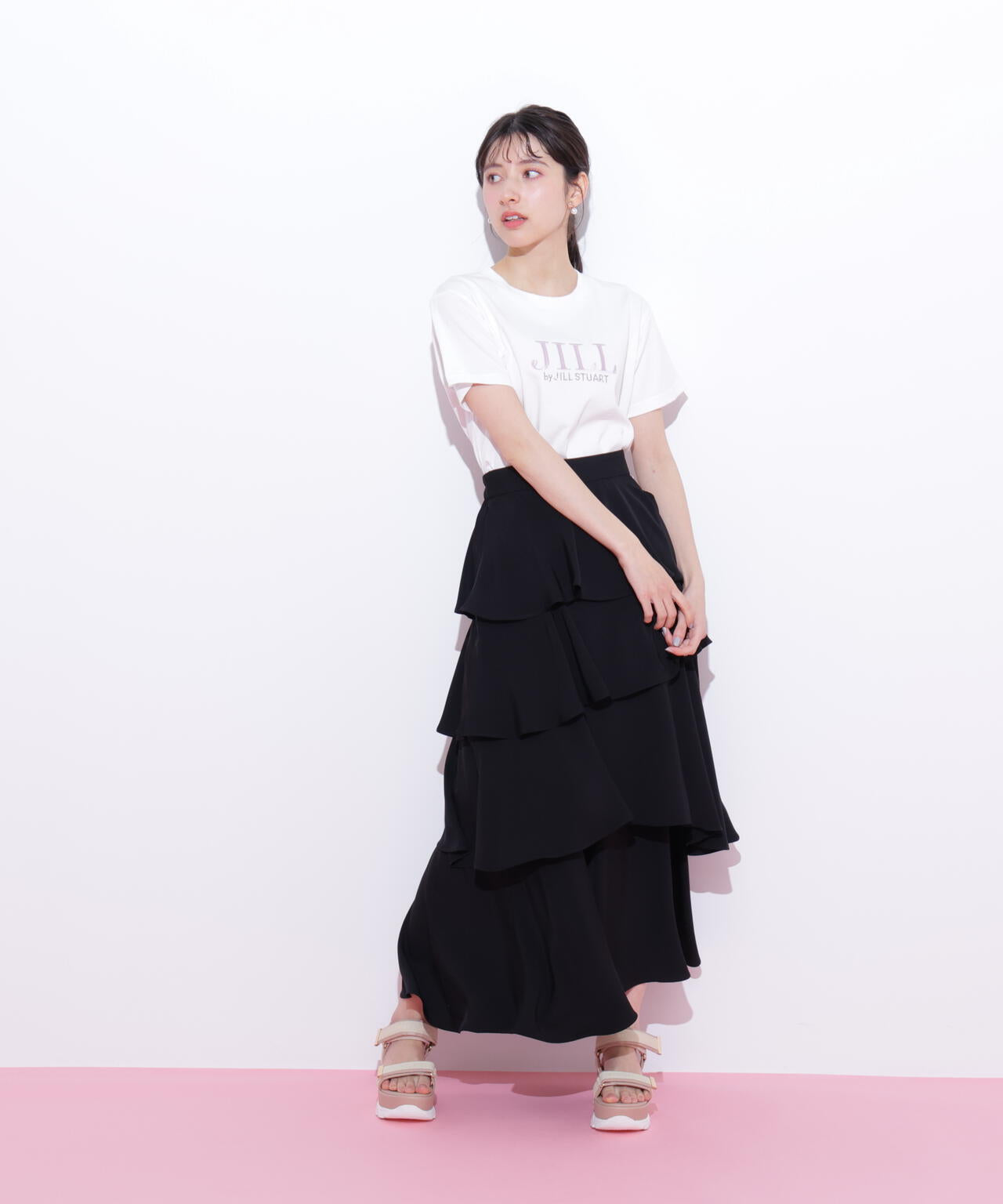 オーガニックコットン刺繍＆ホットフィットロゴTシャツ