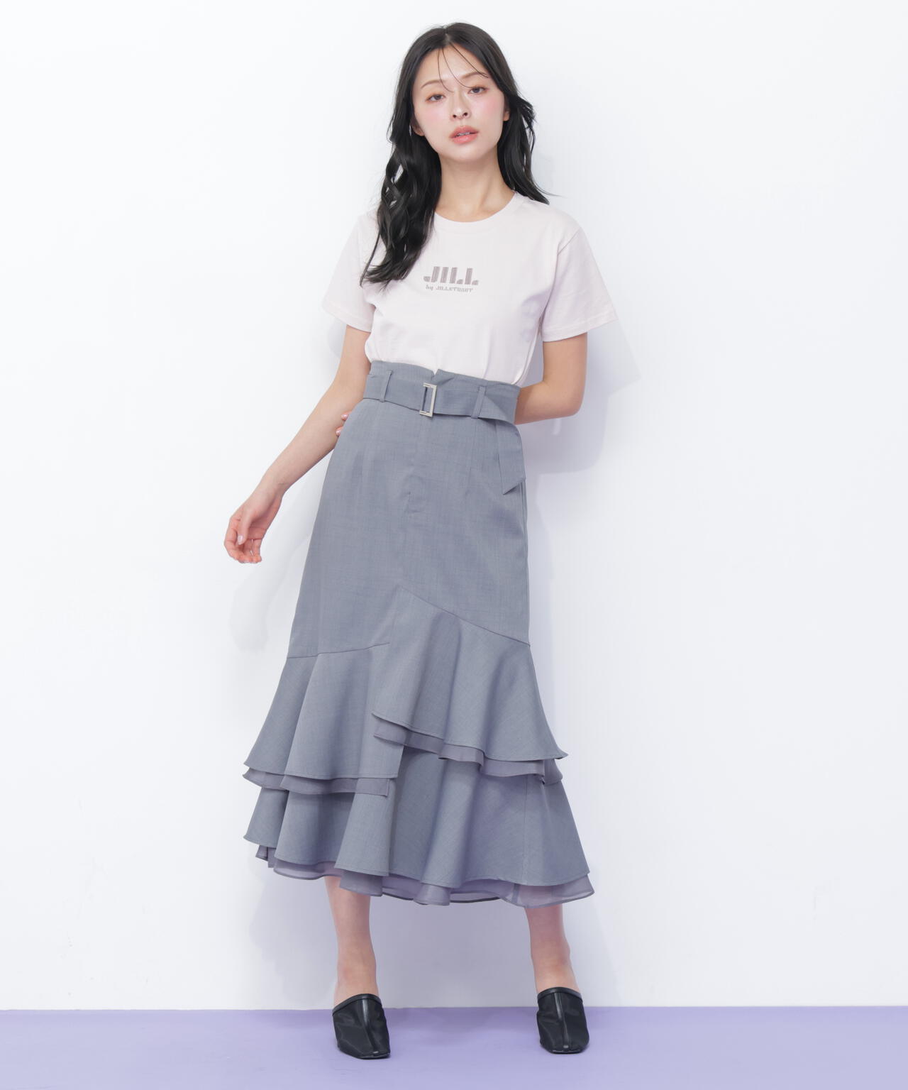 刺繍ロゴTシャツオーガニックコットン