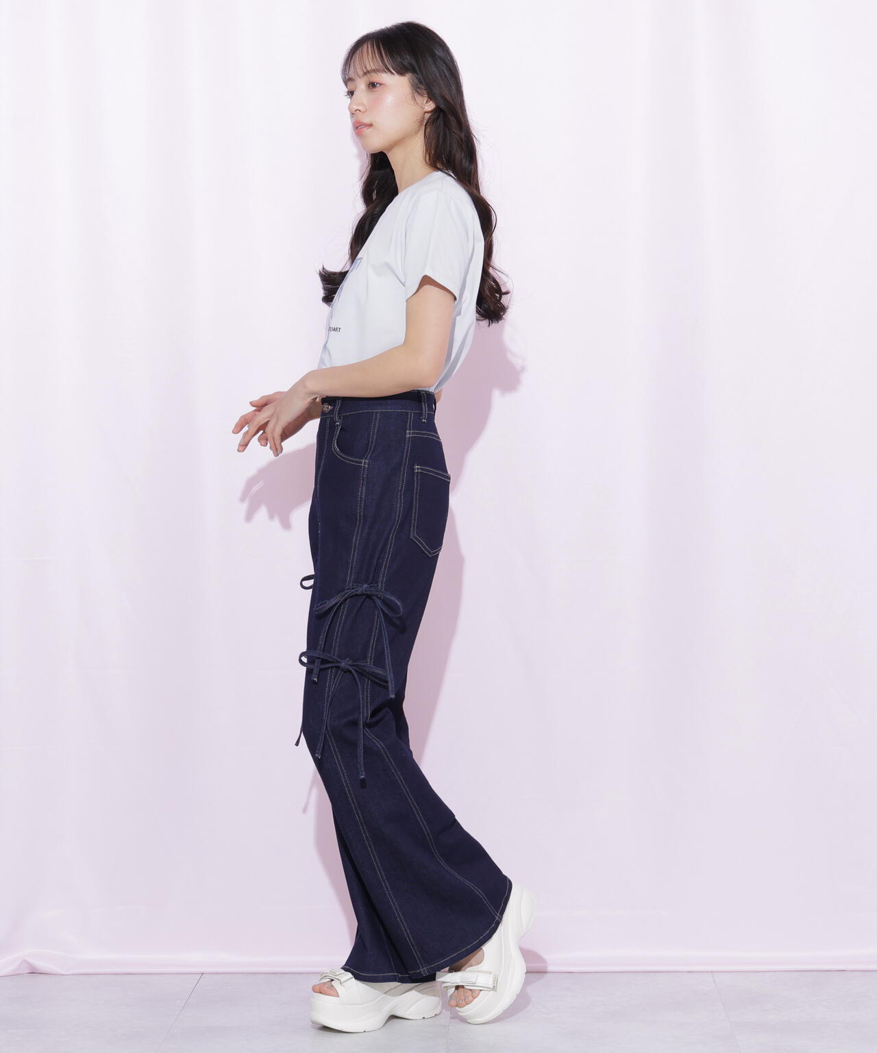 フォトジェニックリボンTシャツ