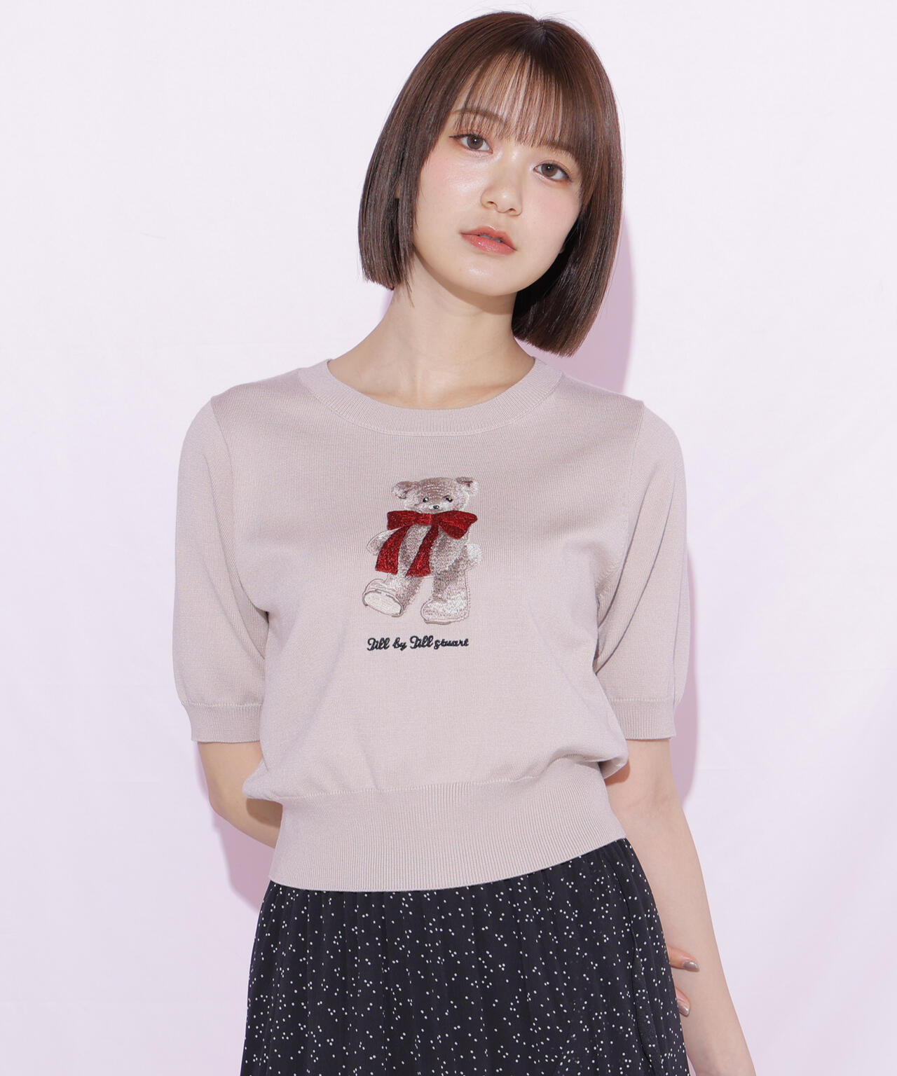 〈BEARシリーズ〉モチーフニット
