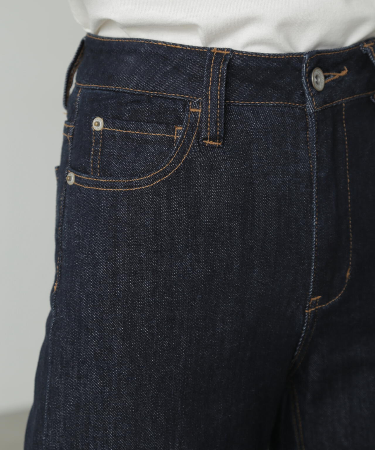【累計販売6万本突破！選べる6色】【4サイズ展開XS-L] ベーシックワイドデニムパンツ【低身長サイズ有】【Lサイズ有】