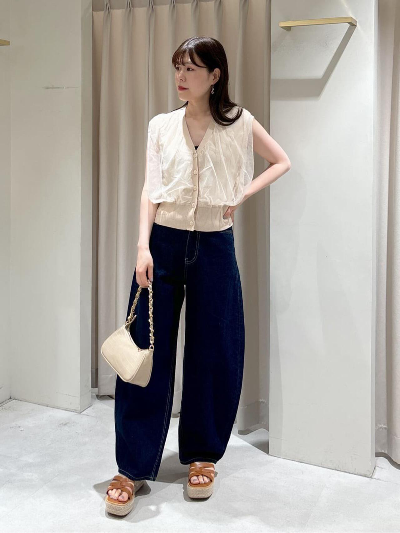 【一部追加生産予約】【3サイズ展開XS-M】デニムエッグパンツ【低身長サイズ有】