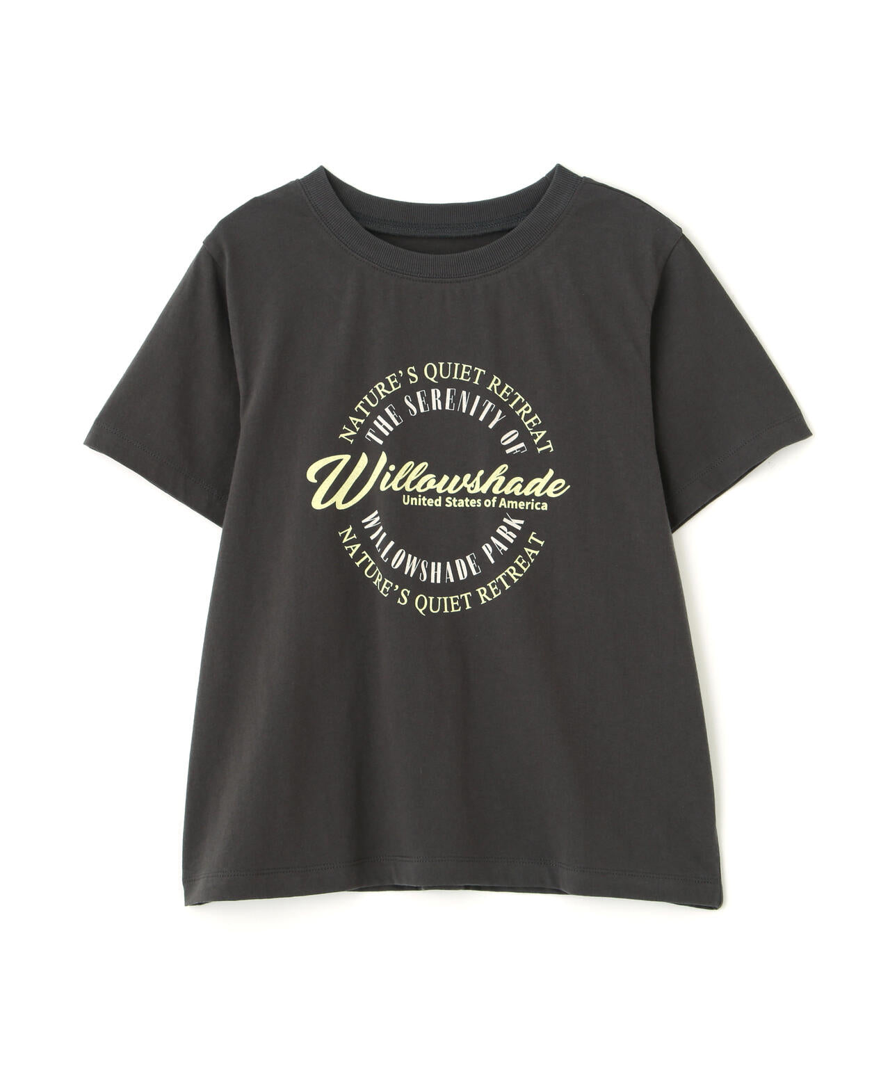 サークルロゴプリントTシャツ