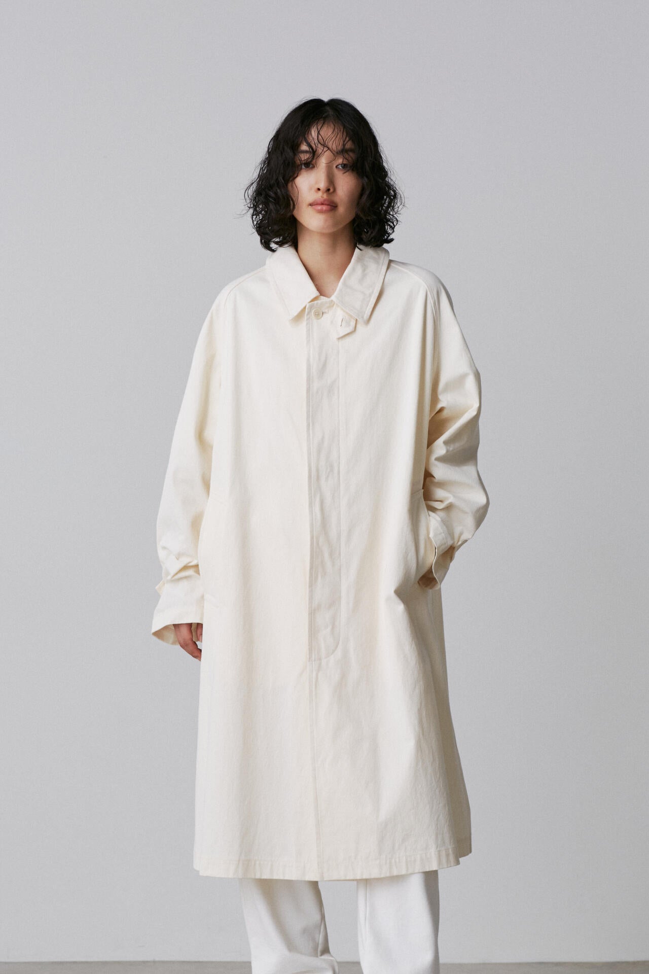 Ｙ / ORGANIC COTTON TWILL COAT