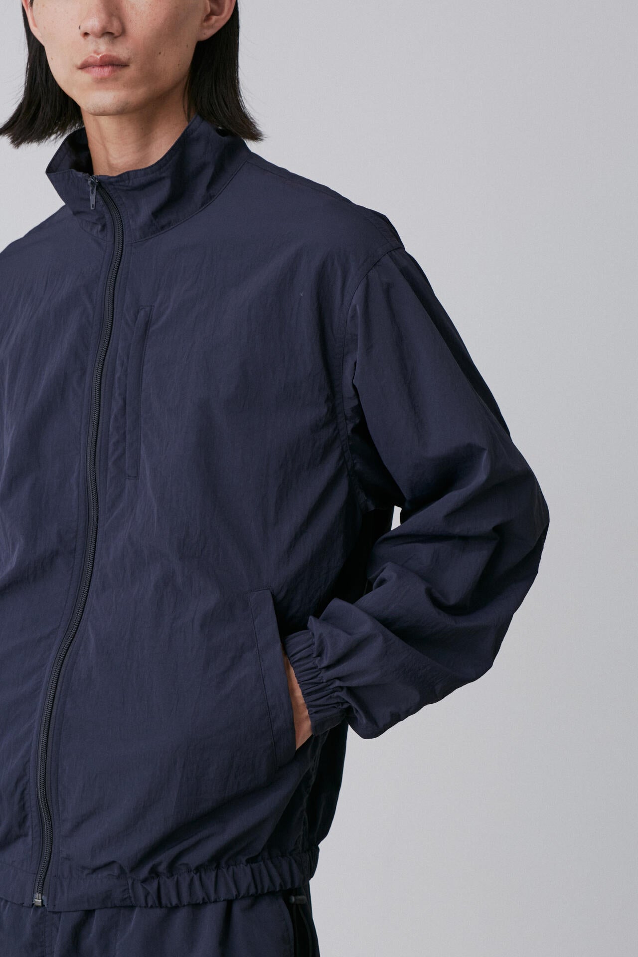 Ｙ / RECYCLE NYLON MIX TAFFETA BLOUSON