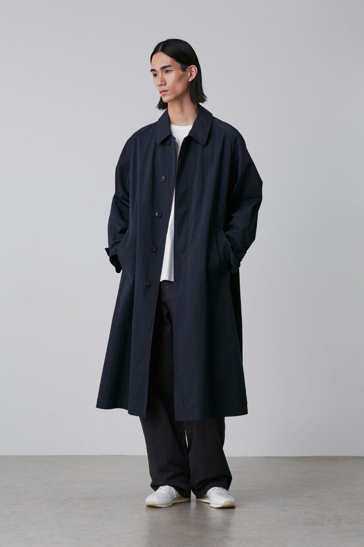 Ｙ / ORGANIC COTTON CHINO ADJUSTER TROUSERS