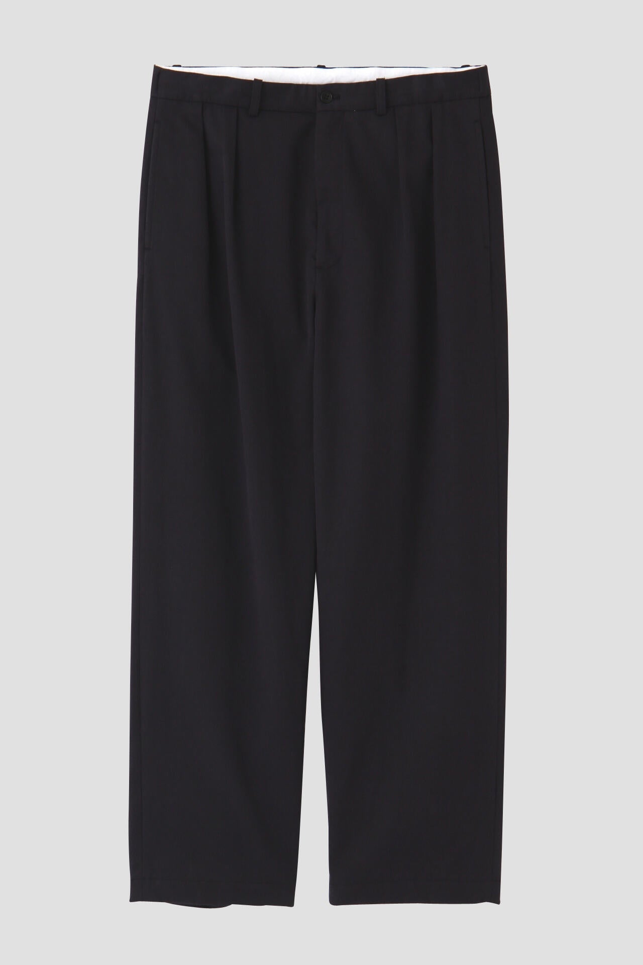 Ｙ / ORGANIC COTTON TENCEL CHINO TROUSERS