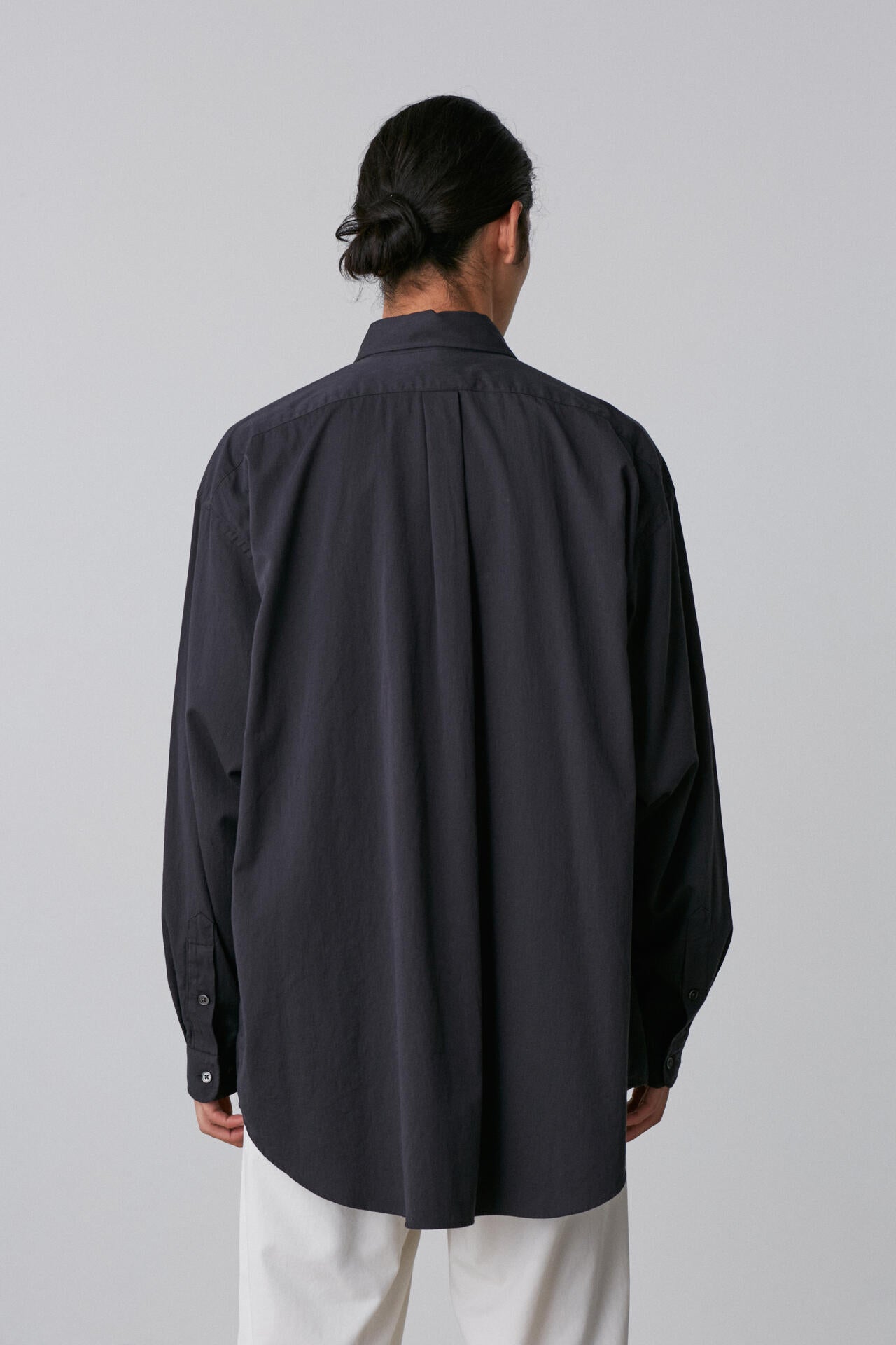 Ｙ / ORGANIC COTTON WASHER SATIN SHIRT