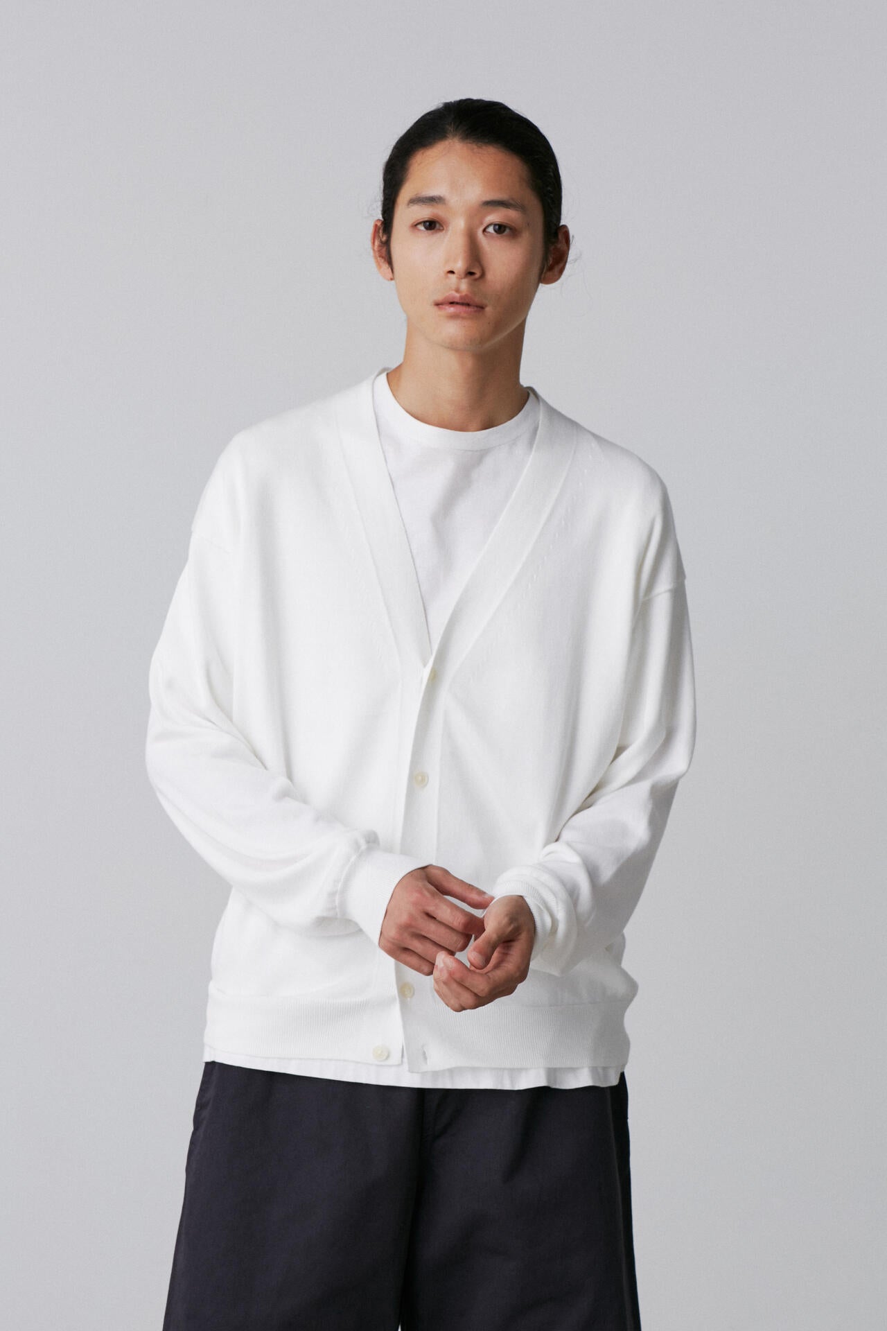 Ｙ /  ORGANIC COTTON KNIT CARDIGAN