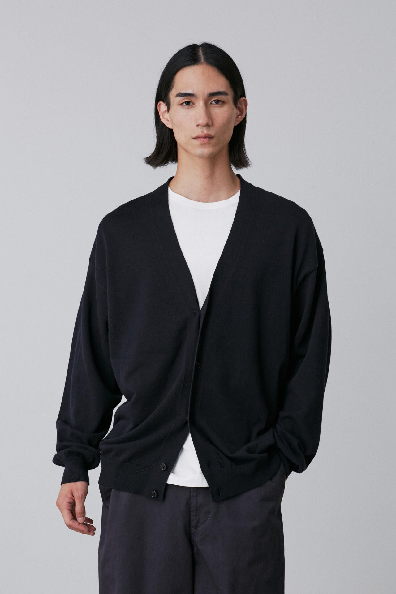 Ｙ /  ORGANIC COTTON KNIT CARDIGAN