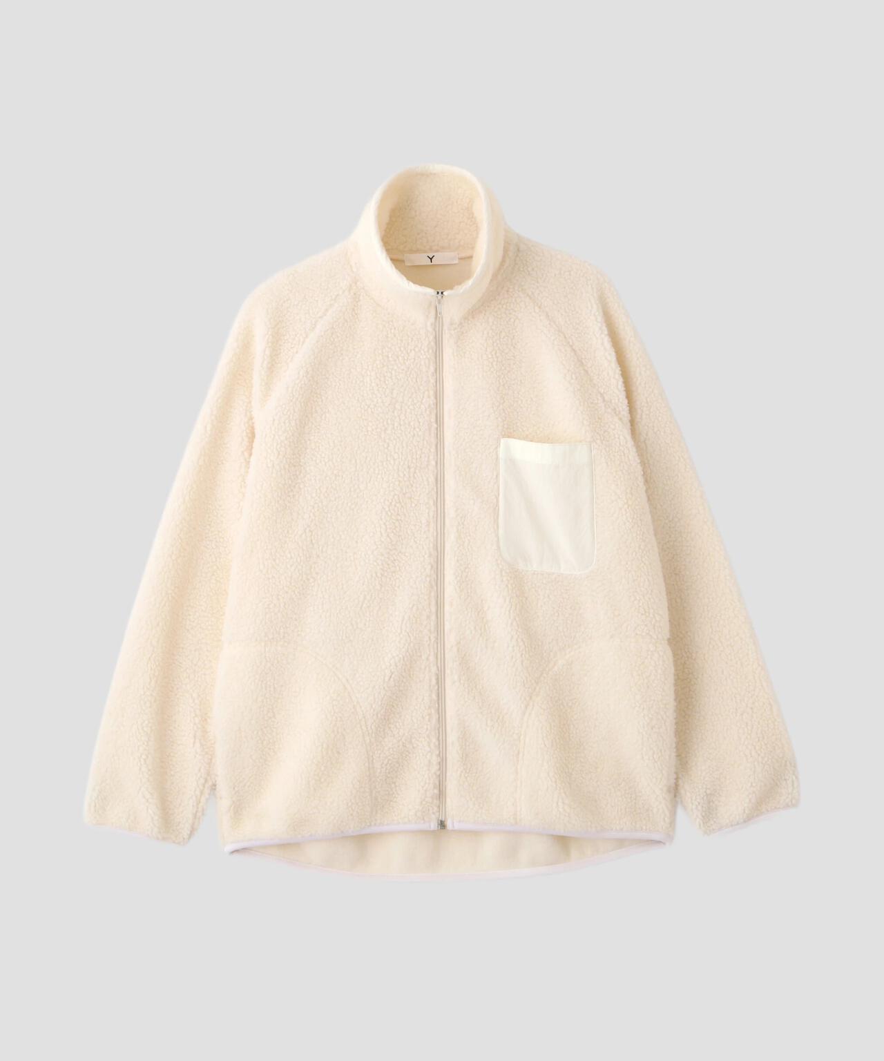 Ｙ / RECYCLE POLYESTER BOA BLOUSON