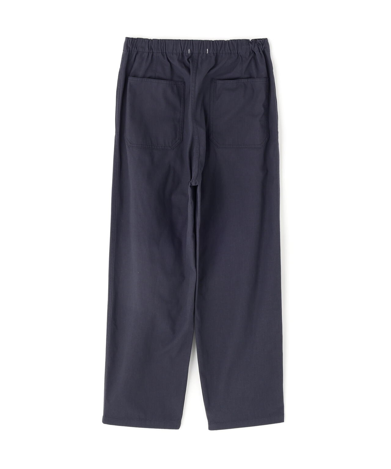 Ｙ / ORGANIC COTTON / RECYCLE POLYESTER TWILL TAPERED EASY TROUSERS